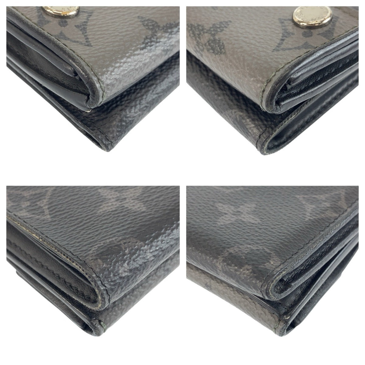 24035
LOUIS VUITTON ルイヴィトン モノグラムエクリプスリバース ディスカバリー コンパクトウォレット ブラック 黒 グレー PVC M45417 折財布 コンパクトウォレット メンズ AB24