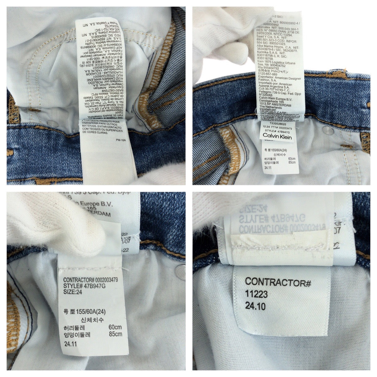 24049
Calvin Klein カルバンクライン High Rise Flare サイズ24 ライトブルー シルバー金具 コットン / ポリエステル 47B947G デニムパンツ ボトムス ジーンズ レディース A6