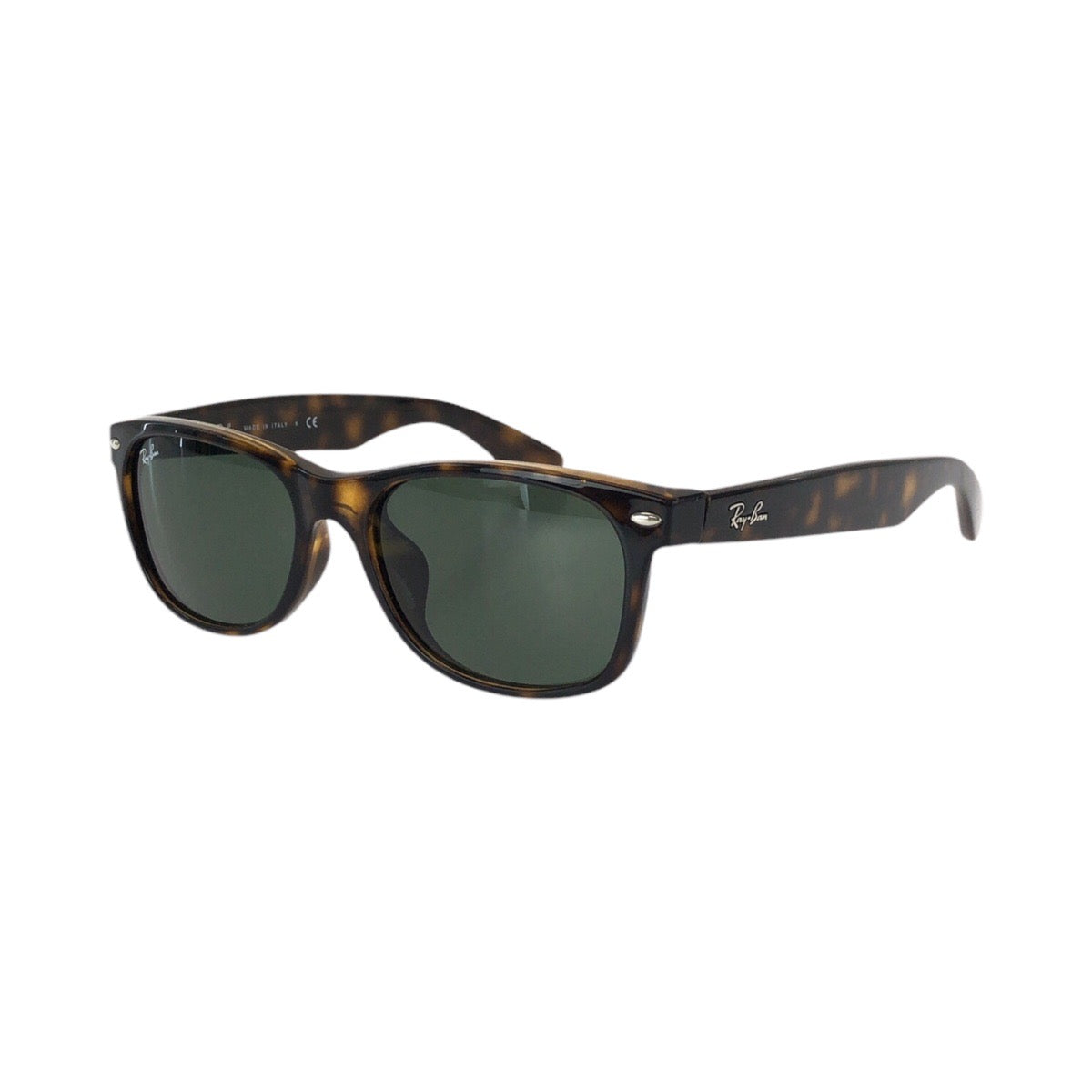 24056
Ray-Ban レイバン NEW WAYFARER CLASSIC ブラウン グリーン シルバー金具 プラスチック RB2132-F 902L 55□18 140 3N サングラス メガネ 男女兼用 スクエア レディース ABP12