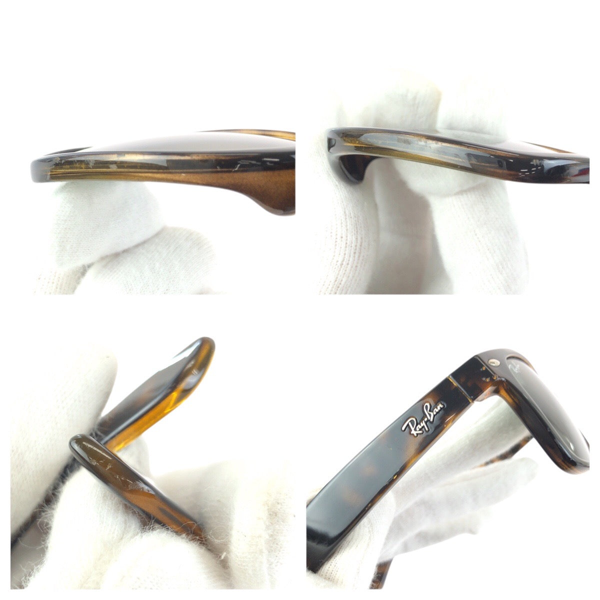 24056
Ray-Ban レイバン NEW WAYFARER CLASSIC ブラウン グリーン シルバー金具 プラスチック RB2132-F 902L 55□18 140 3N サングラス メガネ 男女兼用 スクエア レディース ABP12