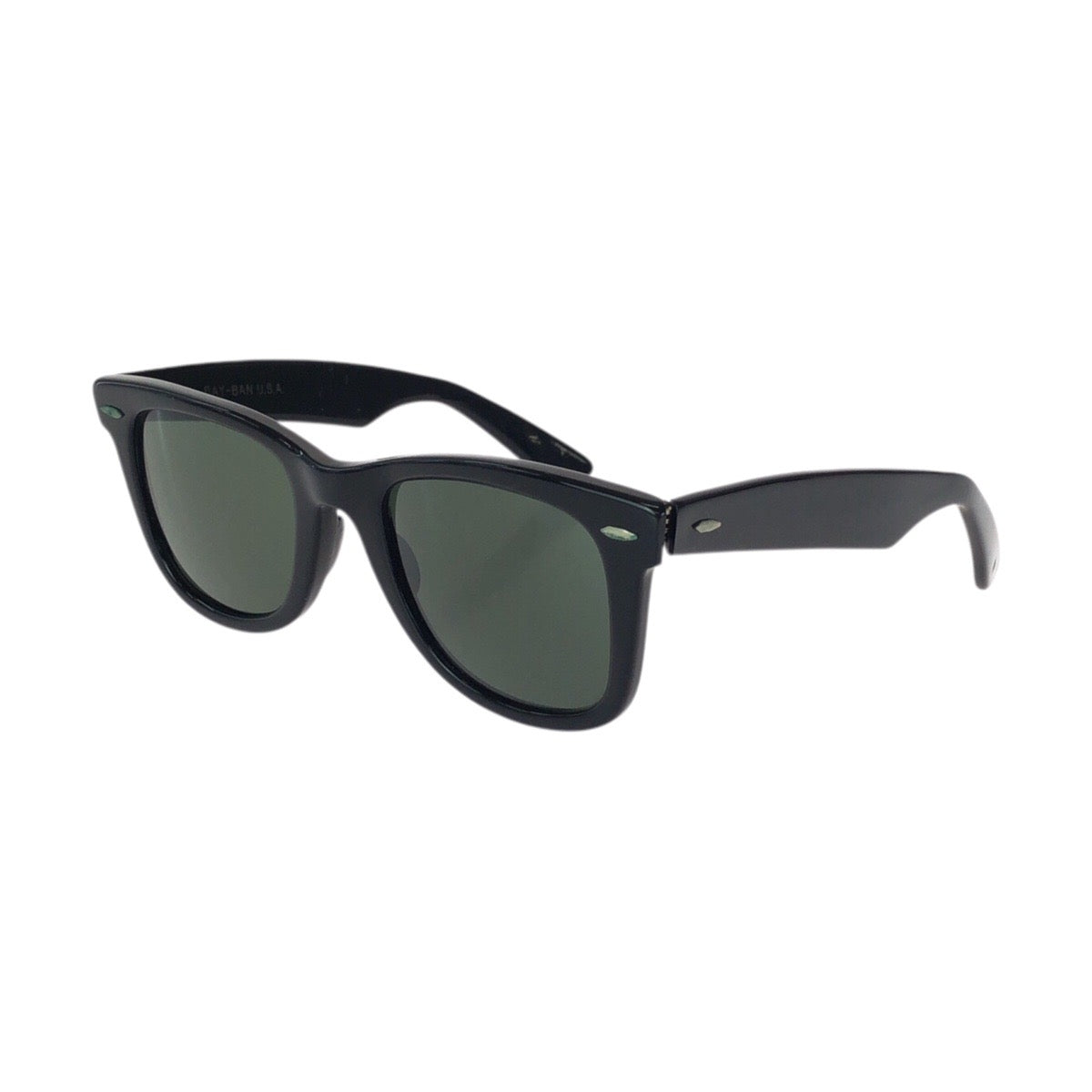 24057
Ray-Ban レイバン ヴィンテージ ボシュロム WAYFARER ブラック ダークグリーン プラスチック B&L 5022 サングラス メガネ 男女兼用 ウェリントン メンズ AB16