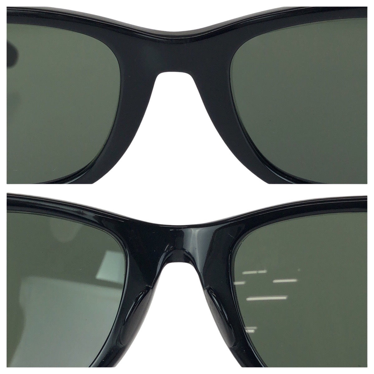 24057
Ray-Ban レイバン ヴィンテージ ボシュロム WAYFARER ブラック ダークグリーン プラスチック B&L 5022 サングラス メガネ 男女兼用 ウェリントン メンズ AB16