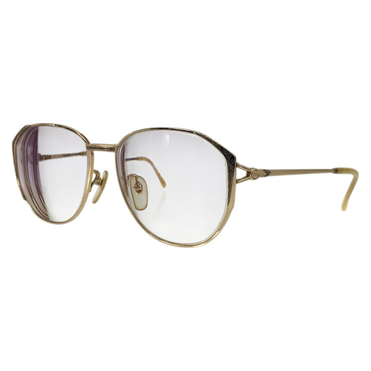 24058
GUCCI グッチ ゴールド メッキ GG3302 18KGF1/10 56□16 134 メガネ メガネフレームのみ レディース AB16