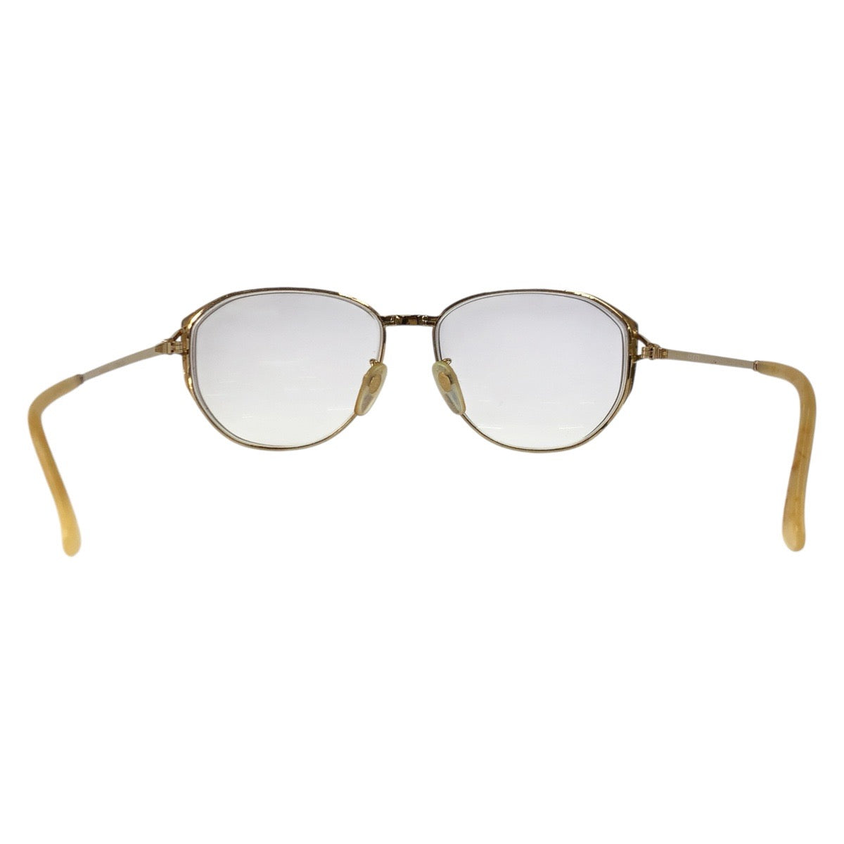 24058
GUCCI グッチ ゴールド メッキ GG3302 18KGF1/10 56□16 134 メガネ メガネフレームのみ レディース AB16