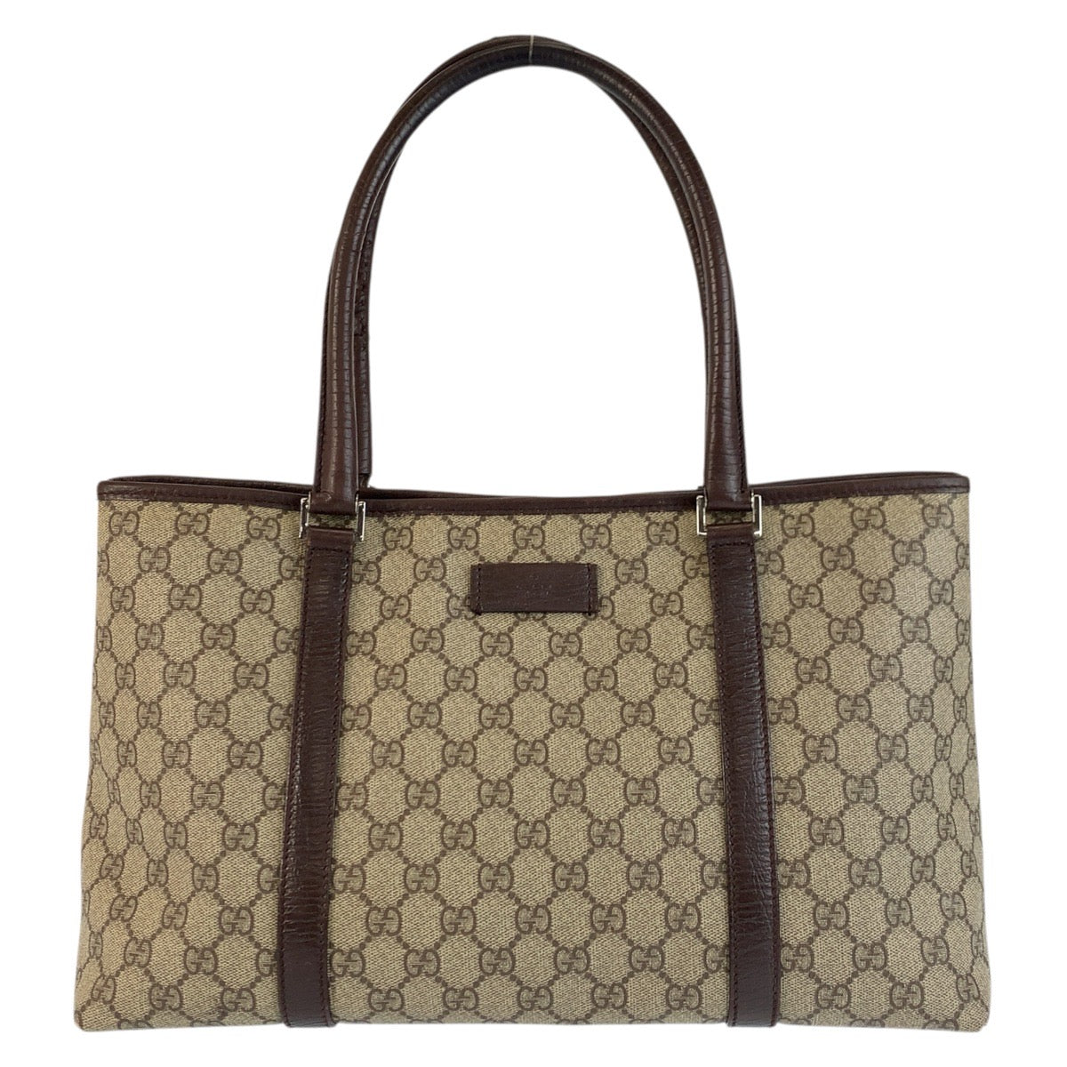 24061
GUCCI グッチ ベージュ ブラウン GGスプリームキャンバス / レザー 114595 トートバッグ ショルダーバッグ レディース AB35