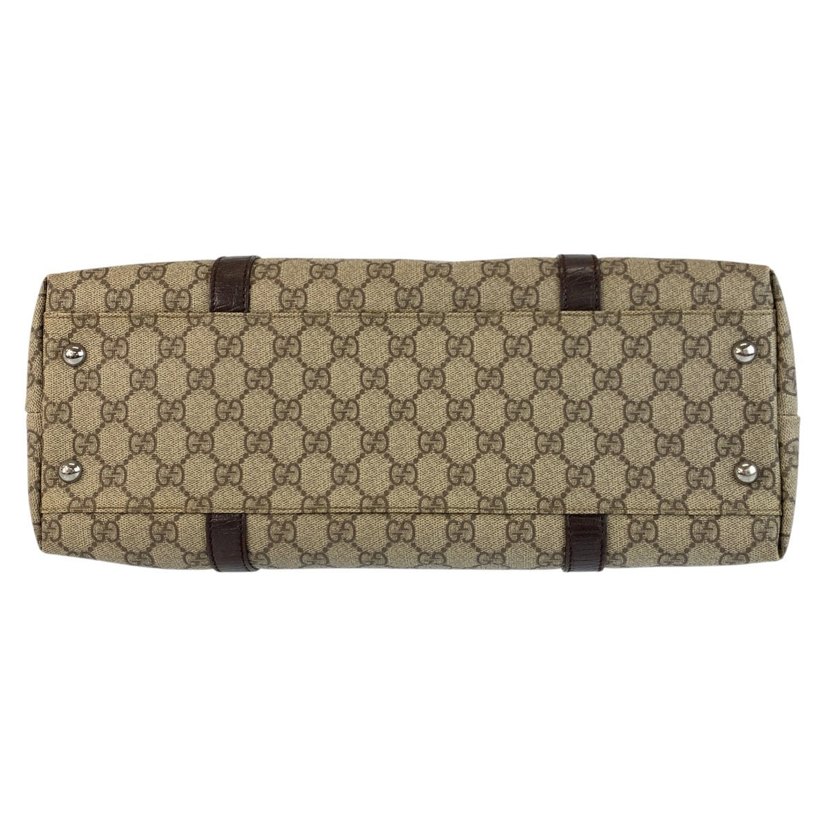 24061
GUCCI グッチ ベージュ ブラウン GGスプリームキャンバス / レザー 114595 トートバッグ ショルダーバッグ レディース AB35