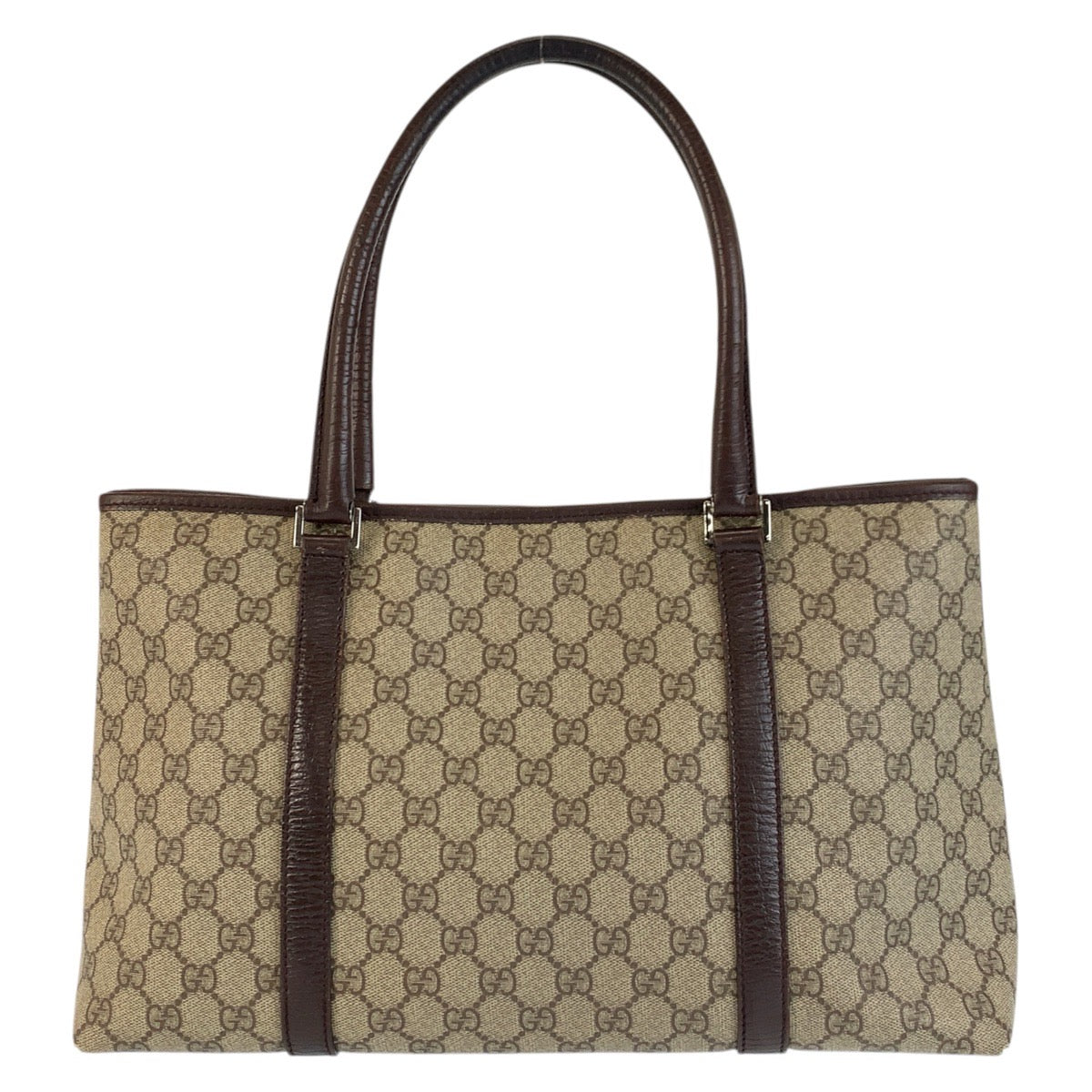24061
GUCCI グッチ ベージュ ブラウン GGスプリームキャンバス / レザー 114595 トートバッグ ショルダーバッグ レディース AB35