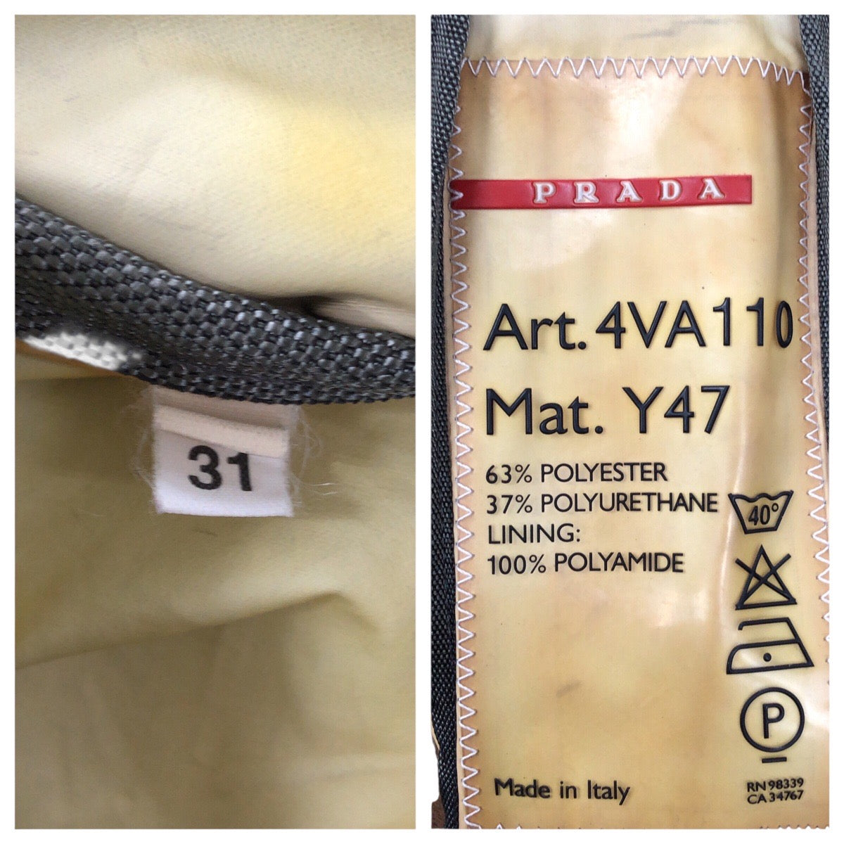 24063
PRADA SPORTS プラダスポーツ スポーツライン ブラック グレー シルバー金具 ナイロン ショルダーバッグ メッセンジャーバッグ レディース ABP28