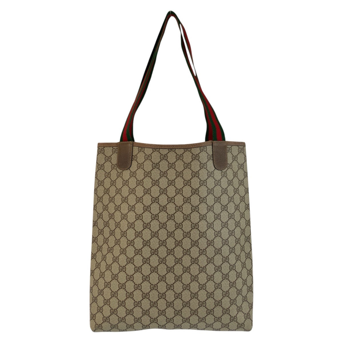 24064
GUCCI グッチ ヴィンテージ シェリーライン ベージュ ブラウン GGスプリームキャンバス 39 02 003 トートバッグ ショルダーバッグ レディース ABP28