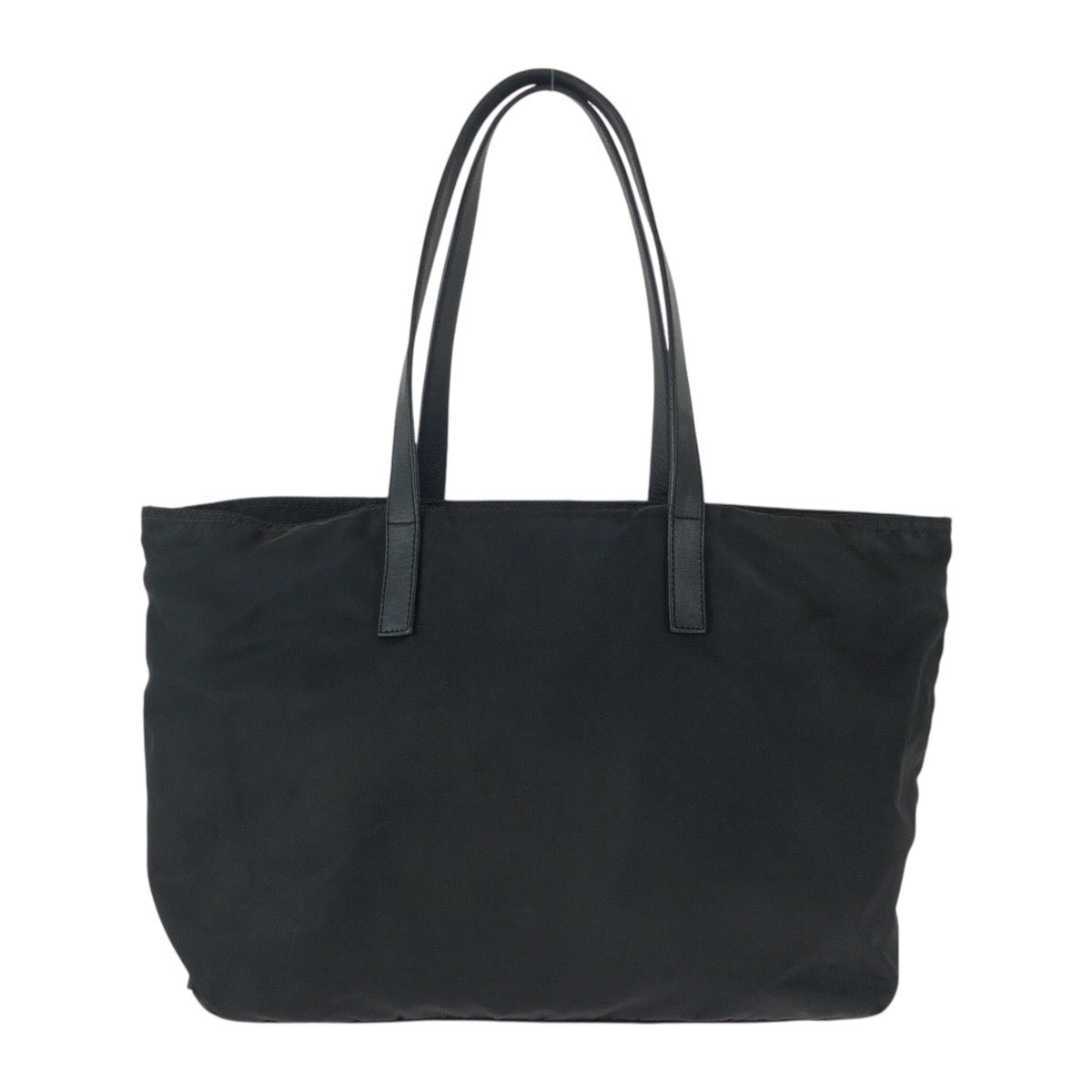 24068
PRADA プラダ テスート 三角ロゴプレート ブラック 黒 シルバー金具 ナイロン / レザー トートバッグ ハンドバッグ レディース AB35