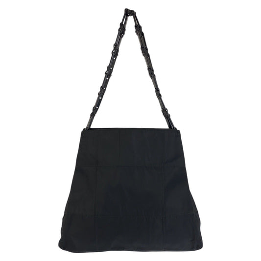 24069
PRADA プラダ テスート 三角ロゴプレート ブラック 黒 ナイロン / プラスチック ショルダーバッグ レディース AB28