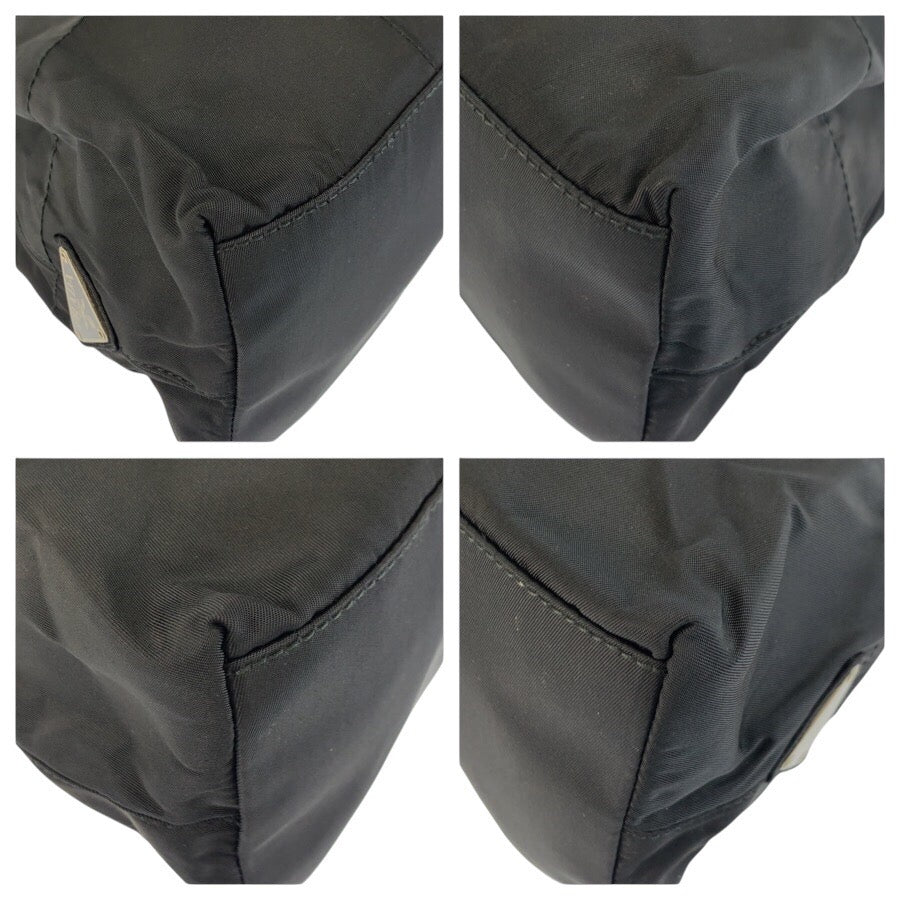 24069
PRADA プラダ テスート 三角ロゴプレート ブラック 黒 ナイロン / プラスチック ショルダーバッグ レディース AB28