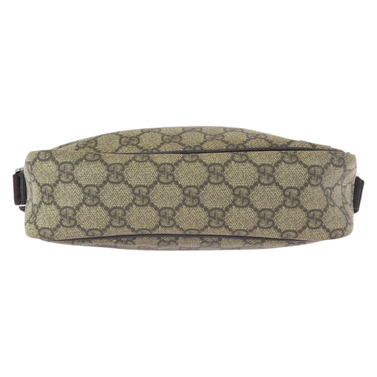 24071
GUCCI グッチ ベージュ ブラウン シルバー金具 GGスプリームキャンバス / レザー 1141291 ショルダーバッグ メッセンジャーバッグ レディース AB35