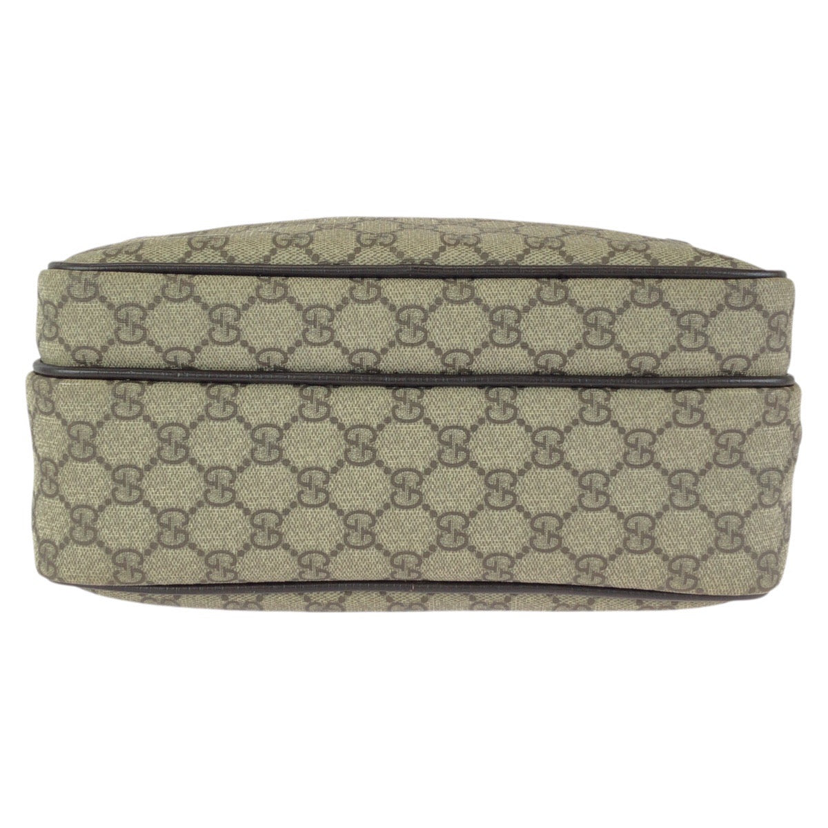 24073
GUCCI グッチ ベージュ ダークブラウン シルバー金具 GGスプリームキャンバス / レザー 114531 ショルダーバッグ メッセンジャーバッグ レディース ABP36