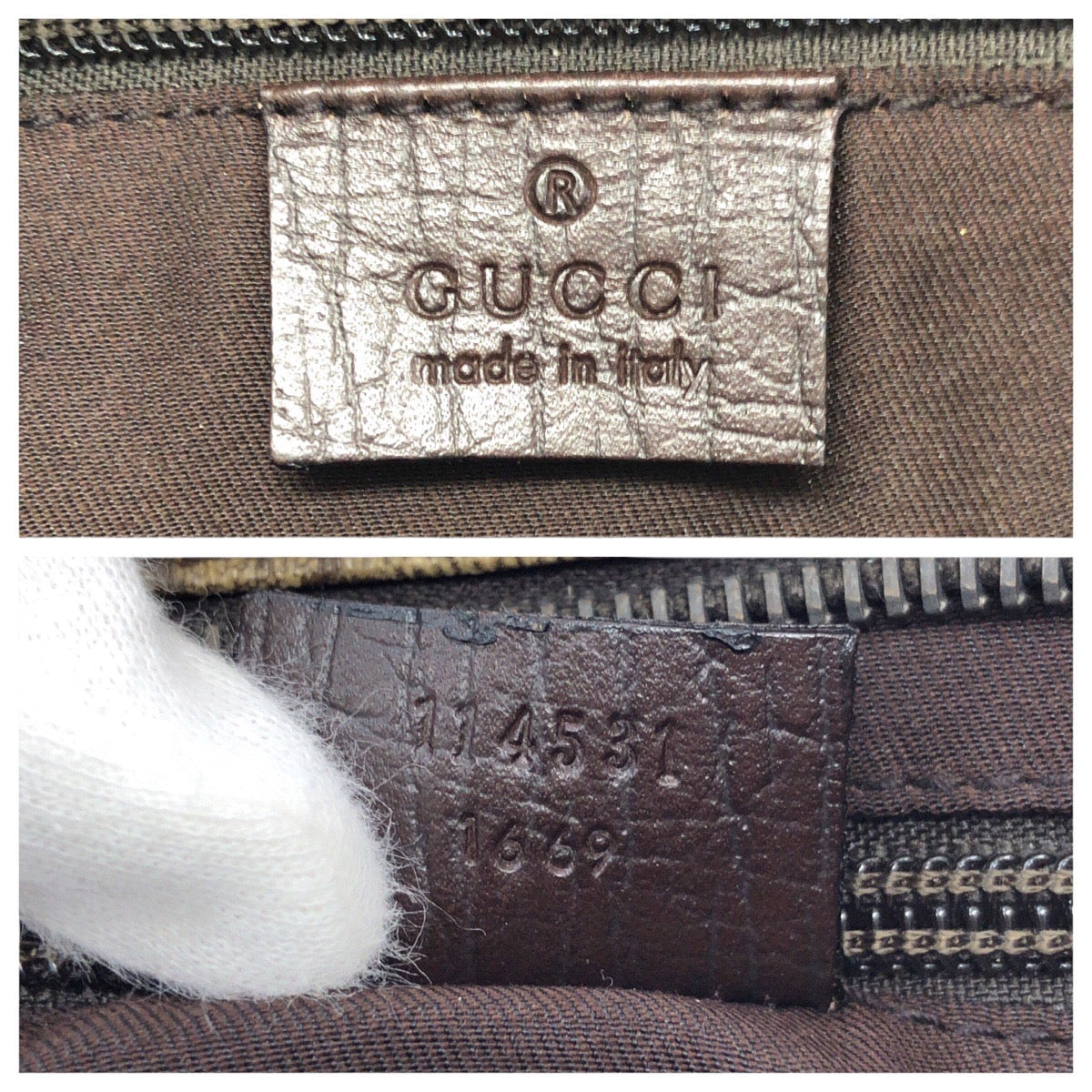 24073
GUCCI グッチ ベージュ ダークブラウン シルバー金具 GGスプリームキャンバス / レザー 114531 ショルダーバッグ メッセンジャーバッグ レディース ABP36