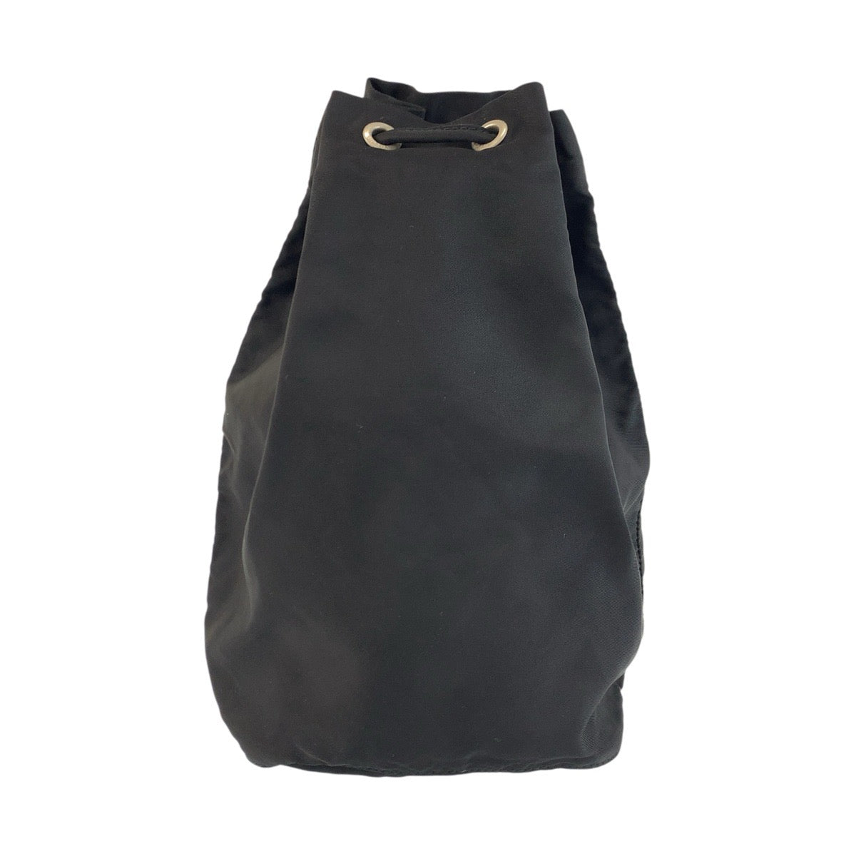 24077
PRADA プラダ テスート 三角ロゴプレート ブラック 黒 シルバー金具 ナイロン / レザー ポーチ 小物入れ レディース ABP21