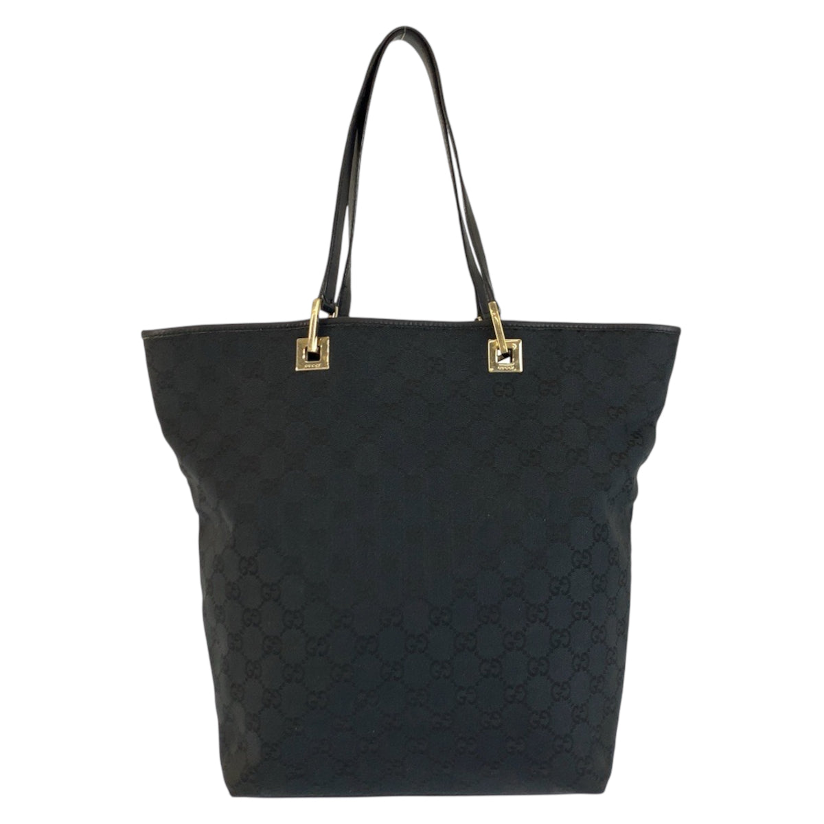 24080
GUCCI グッチ ブラック 黒 ゴールド金具 GGキャンバス / レザー 002 1098 トートバッグ ショルダーバッグ レディース AB30