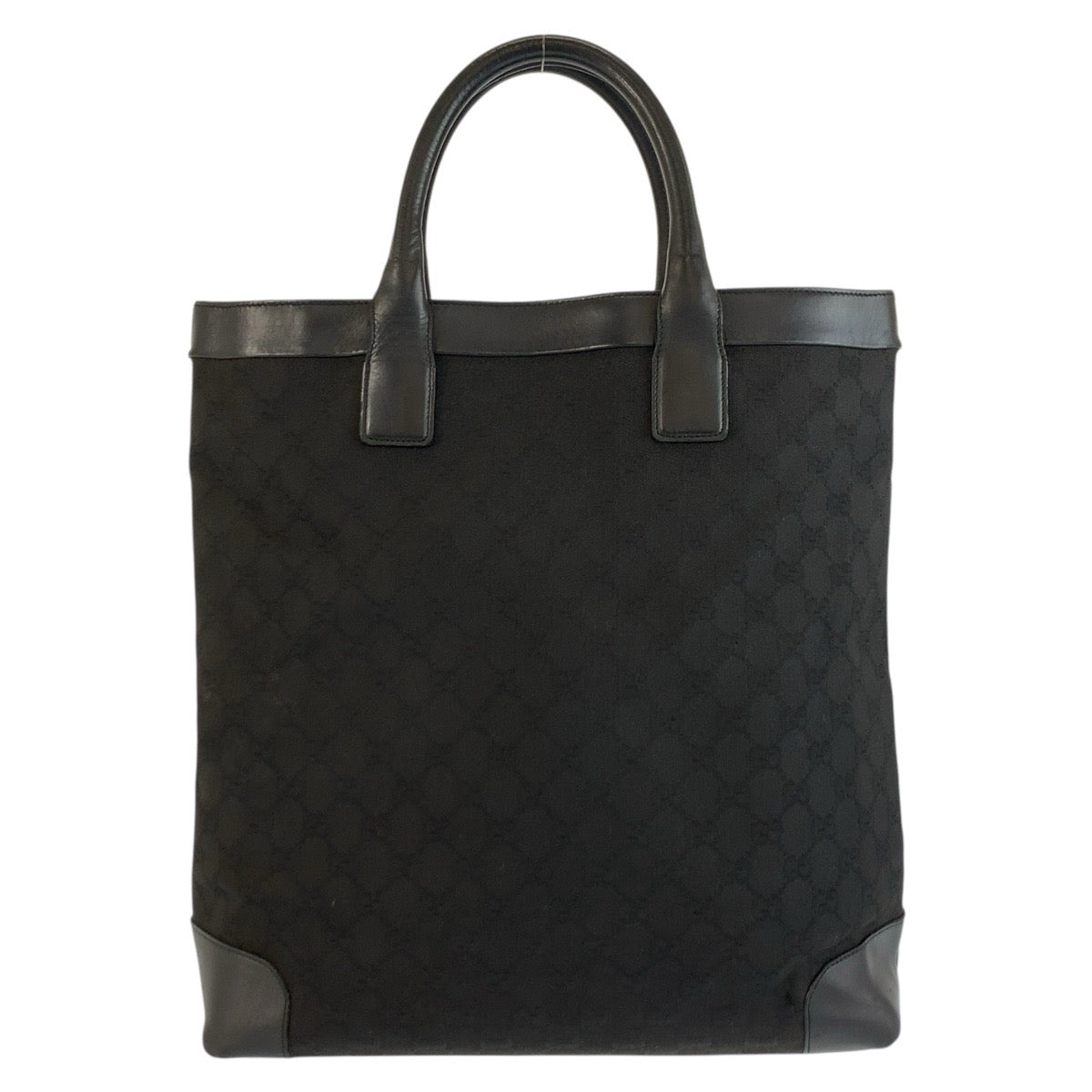24095
GUCCI グッチ ブラック 黒 GGキャンバス / レザー 002 1121 トートバッグ ハンドバッグ レディース AB28