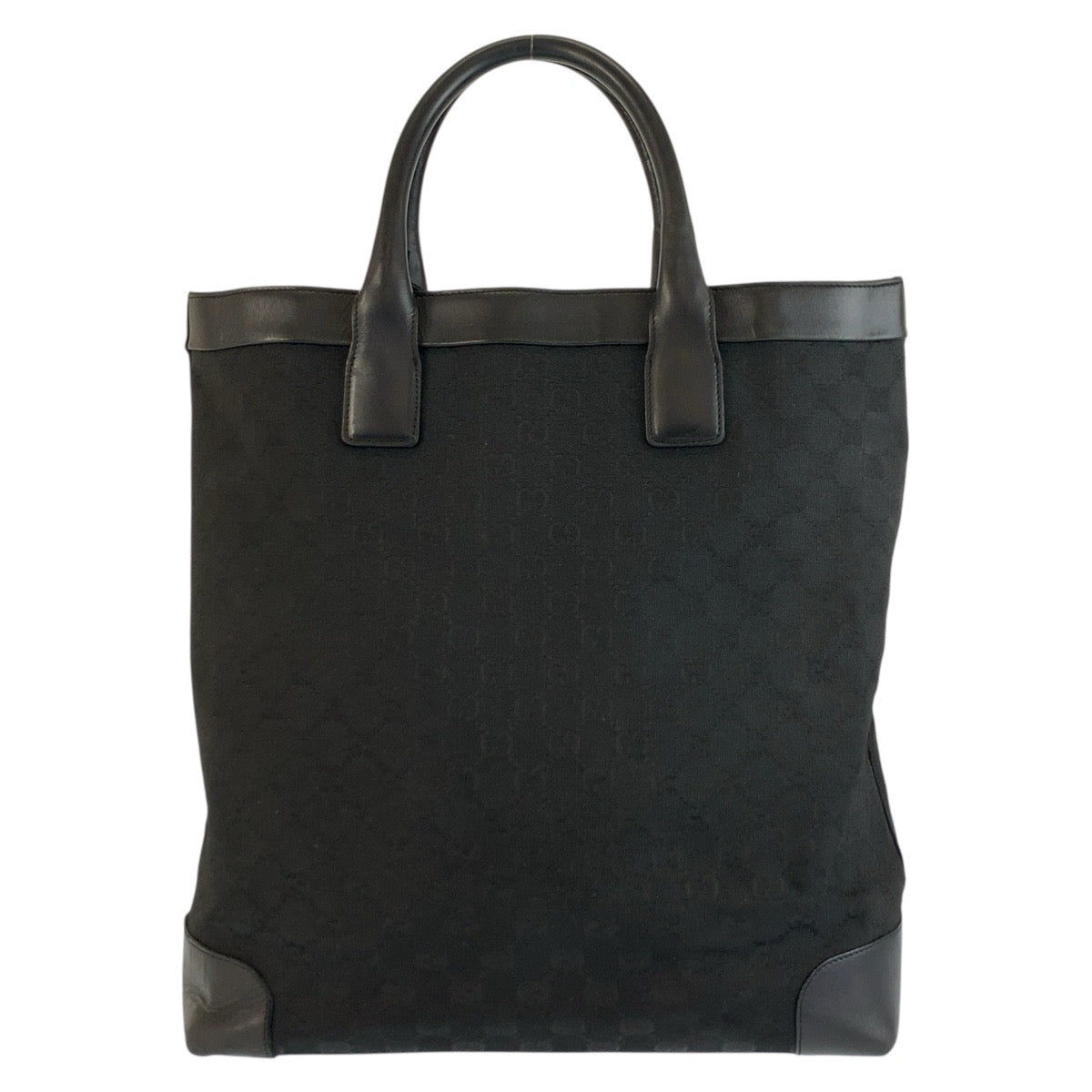 24095
GUCCI グッチ ブラック 黒 GGキャンバス / レザー 002 1121 トートバッグ ハンドバッグ レディース AB28