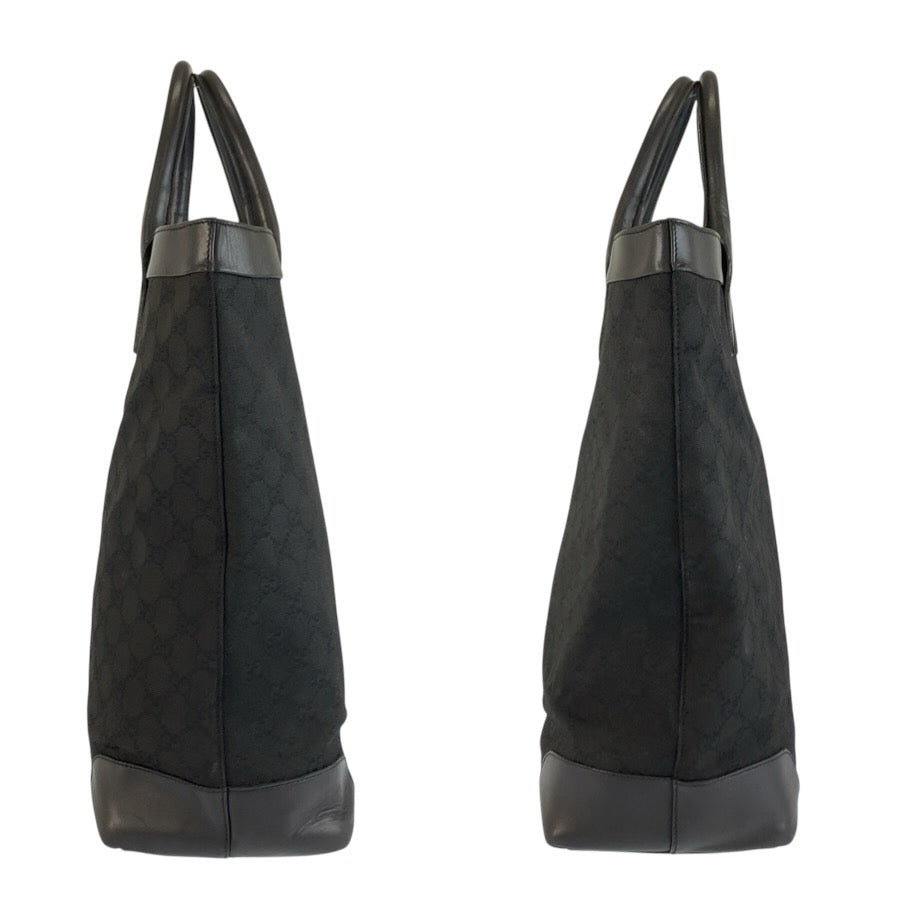 24095
GUCCI グッチ ブラック 黒 GGキャンバス / レザー 002 1121 トートバッグ ハンドバッグ レディース AB28