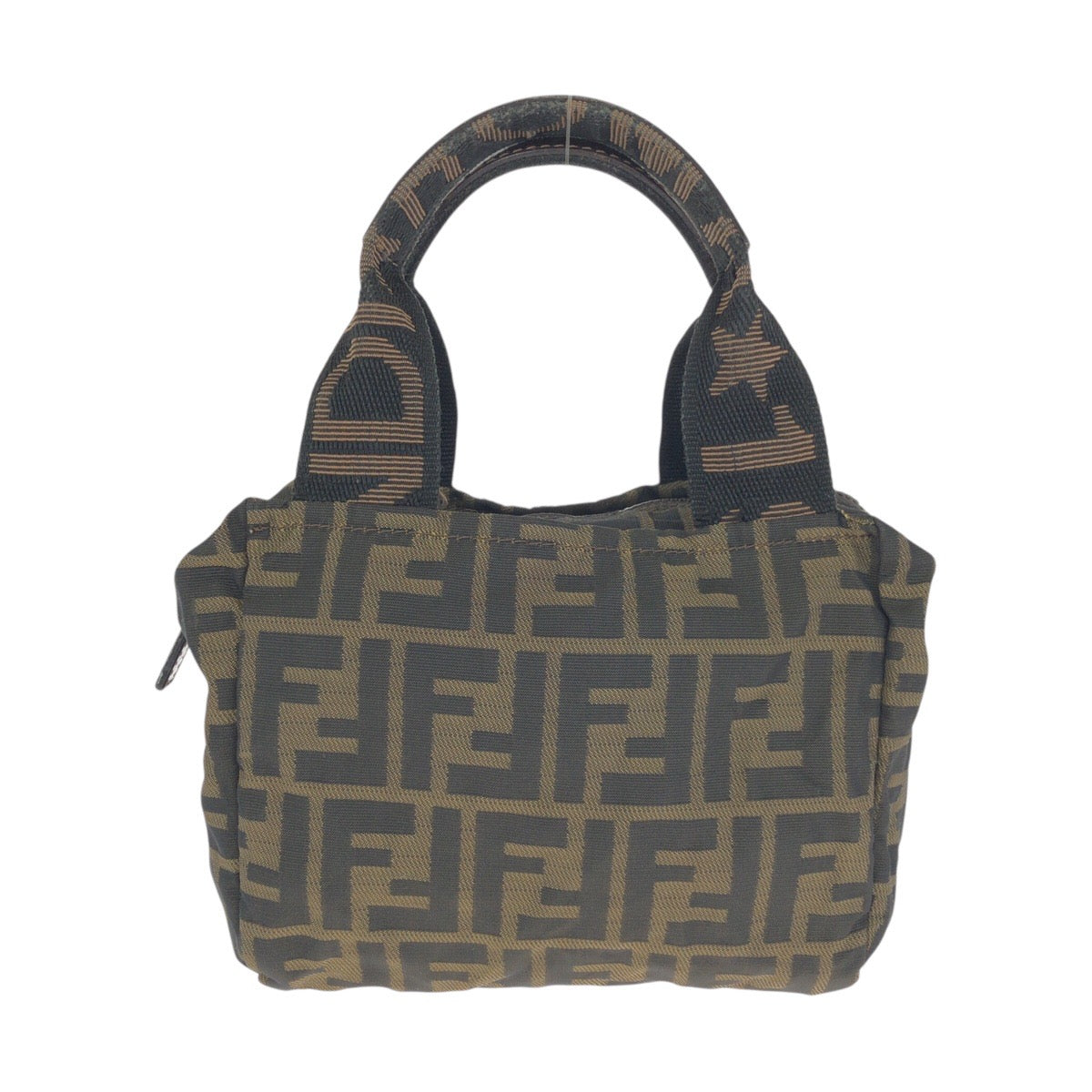 24097
FENDI フェンディ ズッカ ブラウン シルバー金具 キャンバス / レザー 2119 26541 099 ハンドバッグ レディース ABP28