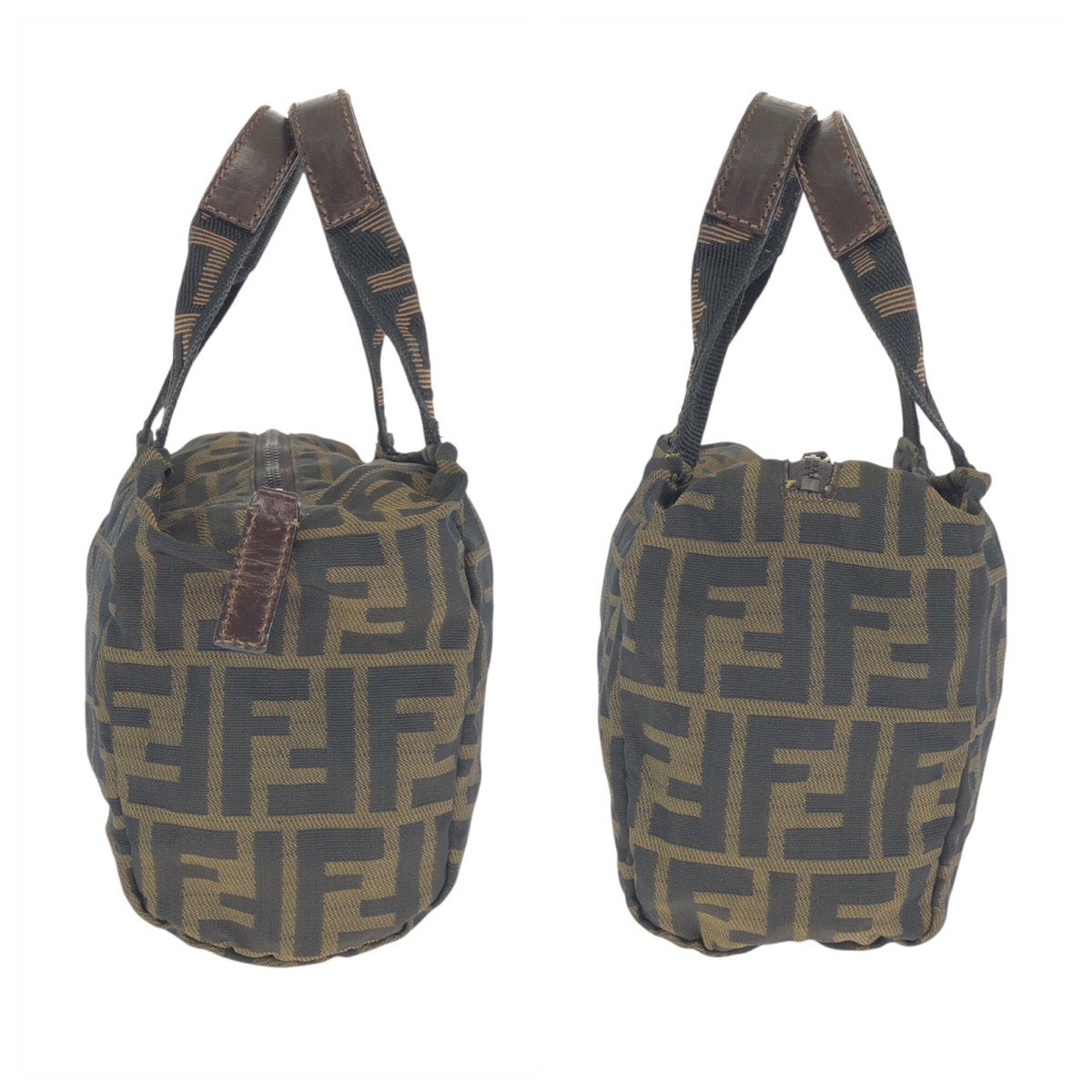 24097
FENDI フェンディ ズッカ ブラウン シルバー金具 キャンバス / レザー 2119 26541 099 ハンドバッグ レディース ABP28
