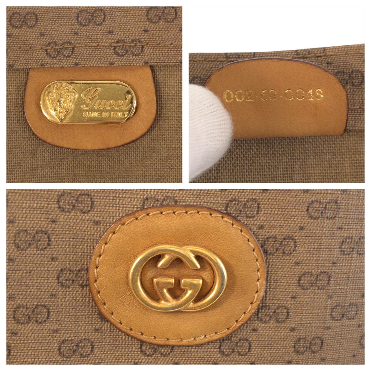 24105
GUCCI グッチ ヴィンテージ シェリーライン マイクロGG ベージュ グリーン レッド GGスプリームキャンバス 002 63 0048 トートバッグ ショルダーバッグ レディース AB28