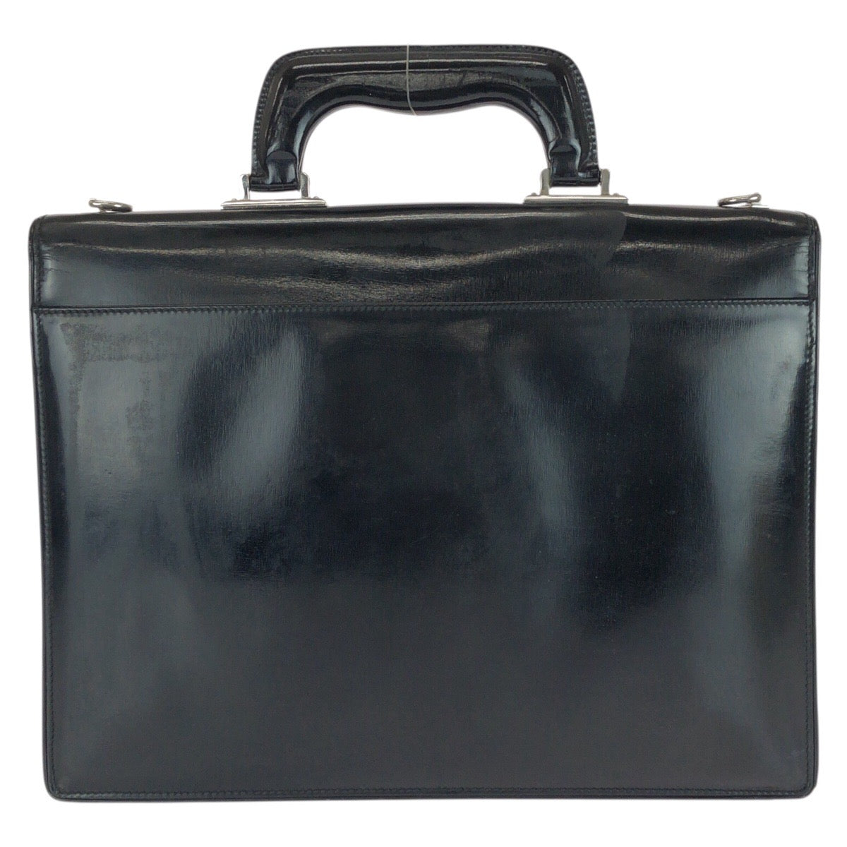 24106
GUCCI グッチ ヴィンテージ オールドグッチ ブラック 黒 シルバー金具 レザー 194462 ビジネスバッグ ブリーフケース メンズ AB30
