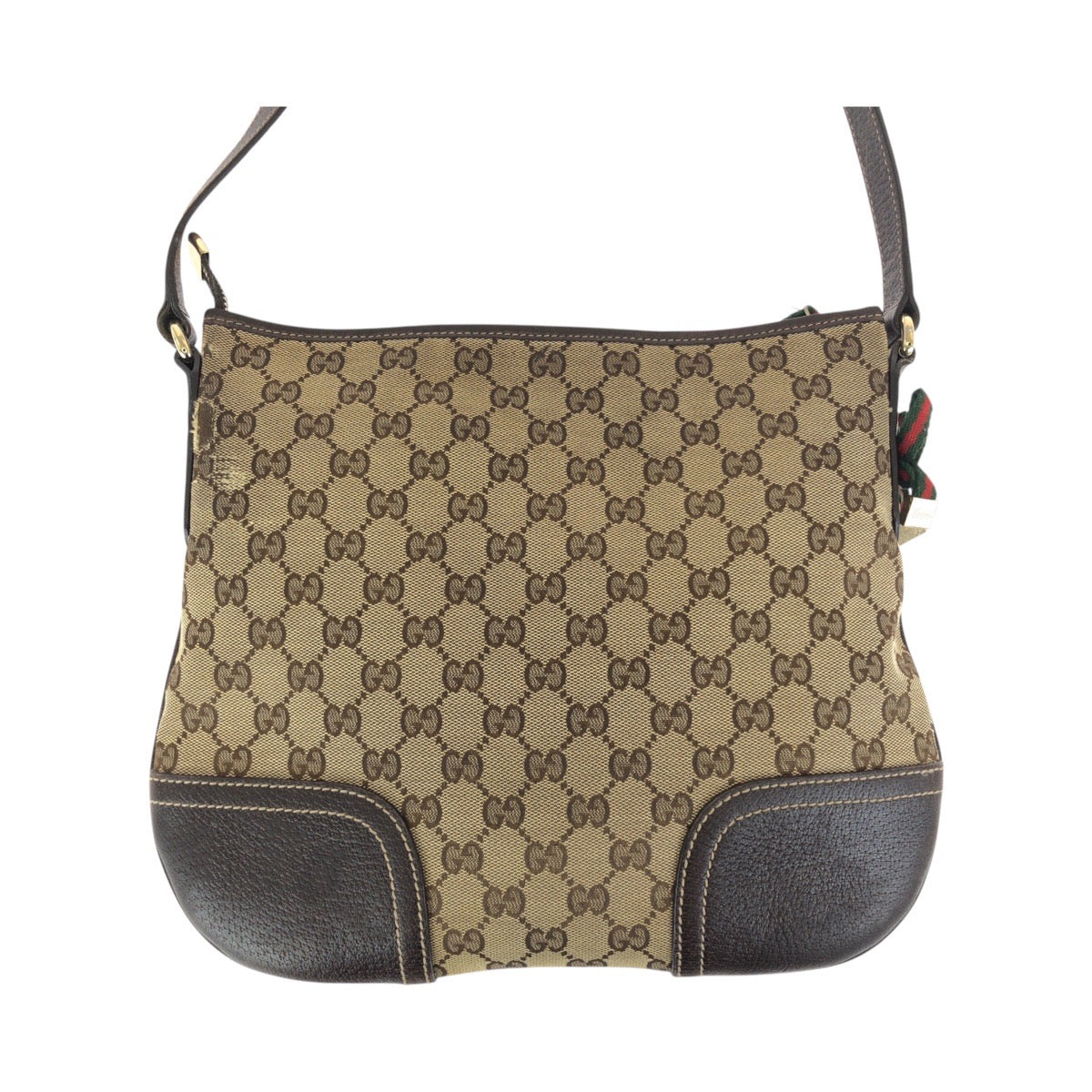 24107
GUCCI グッチ プリンシー ブラウン ダークブラウン ゴールド金具 GGキャンバス / レザー 204939 ショルダーバッグ メッセンジャーバッグ レディース AB28