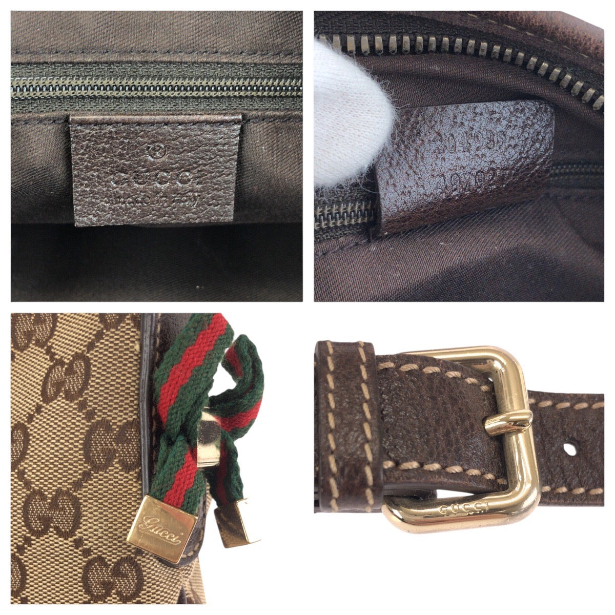24107
GUCCI グッチ プリンシー ブラウン ダークブラウン ゴールド金具 GGキャンバス / レザー 204939 ショルダーバッグ メッセンジャーバッグ レディース AB28