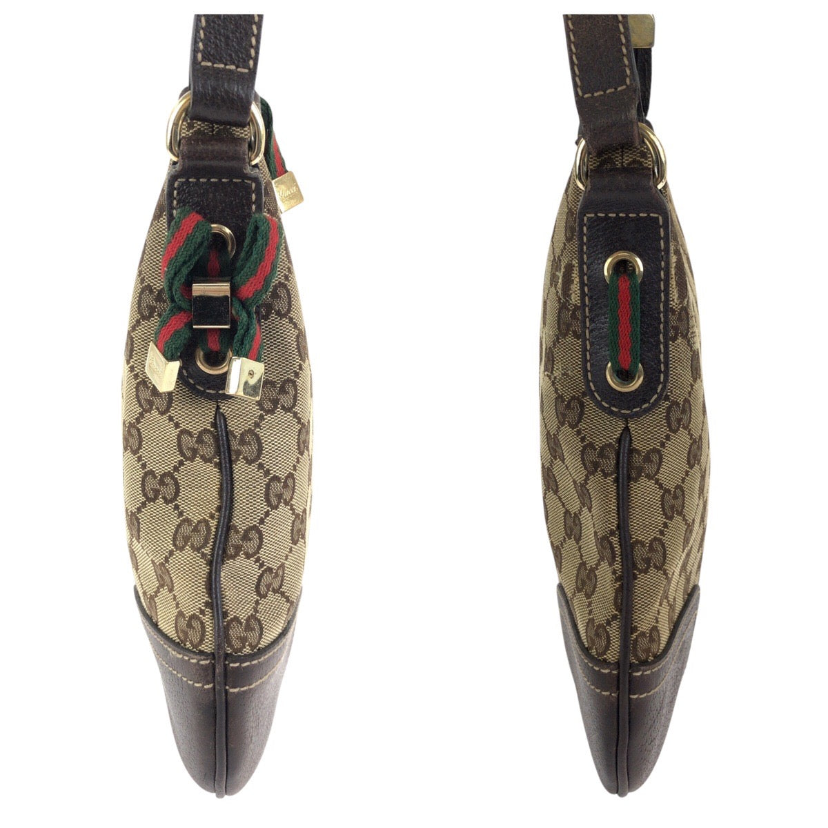 24107
GUCCI グッチ プリンシー ブラウン ダークブラウン ゴールド金具 GGキャンバス / レザー 204939 ショルダーバッグ メッセンジャーバッグ レディース AB28