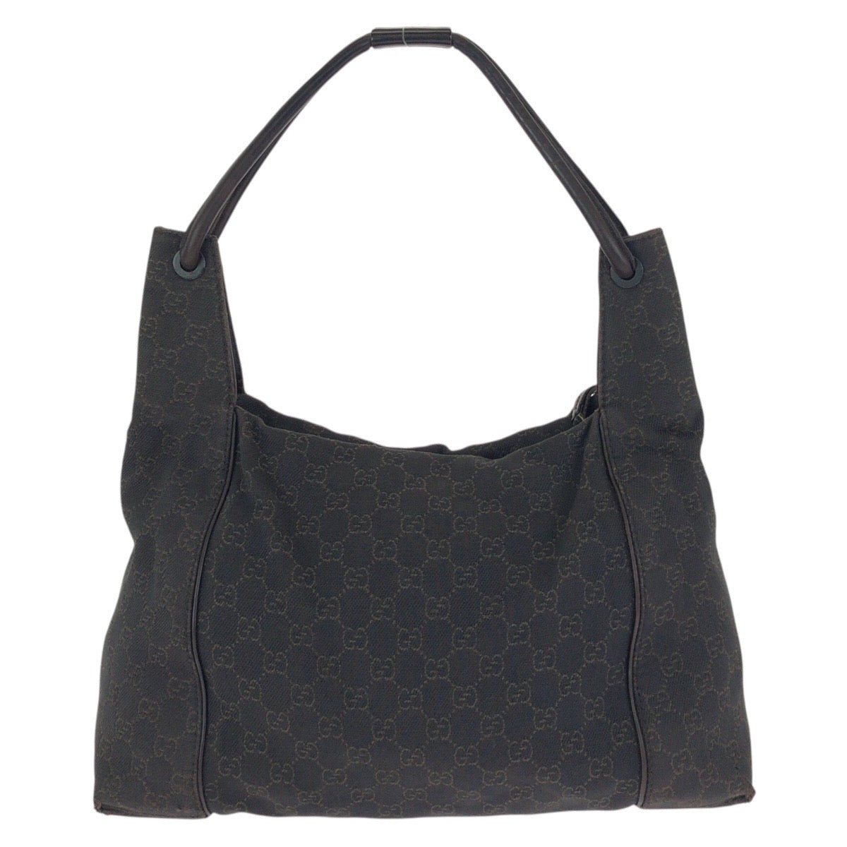 24108
GUCCI グッチ ダークブラウン ゴールド金具 GGキャンバス / レザー 101292 ショルダーバッグ ハンドバッグ レディース AB28