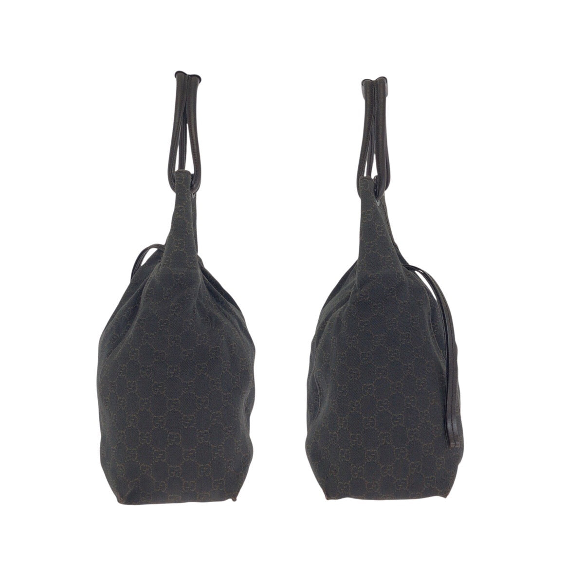 24108
GUCCI グッチ ダークブラウン ゴールド金具 GGキャンバス / レザー 101292 ショルダーバッグ ハンドバッグ レディース AB28