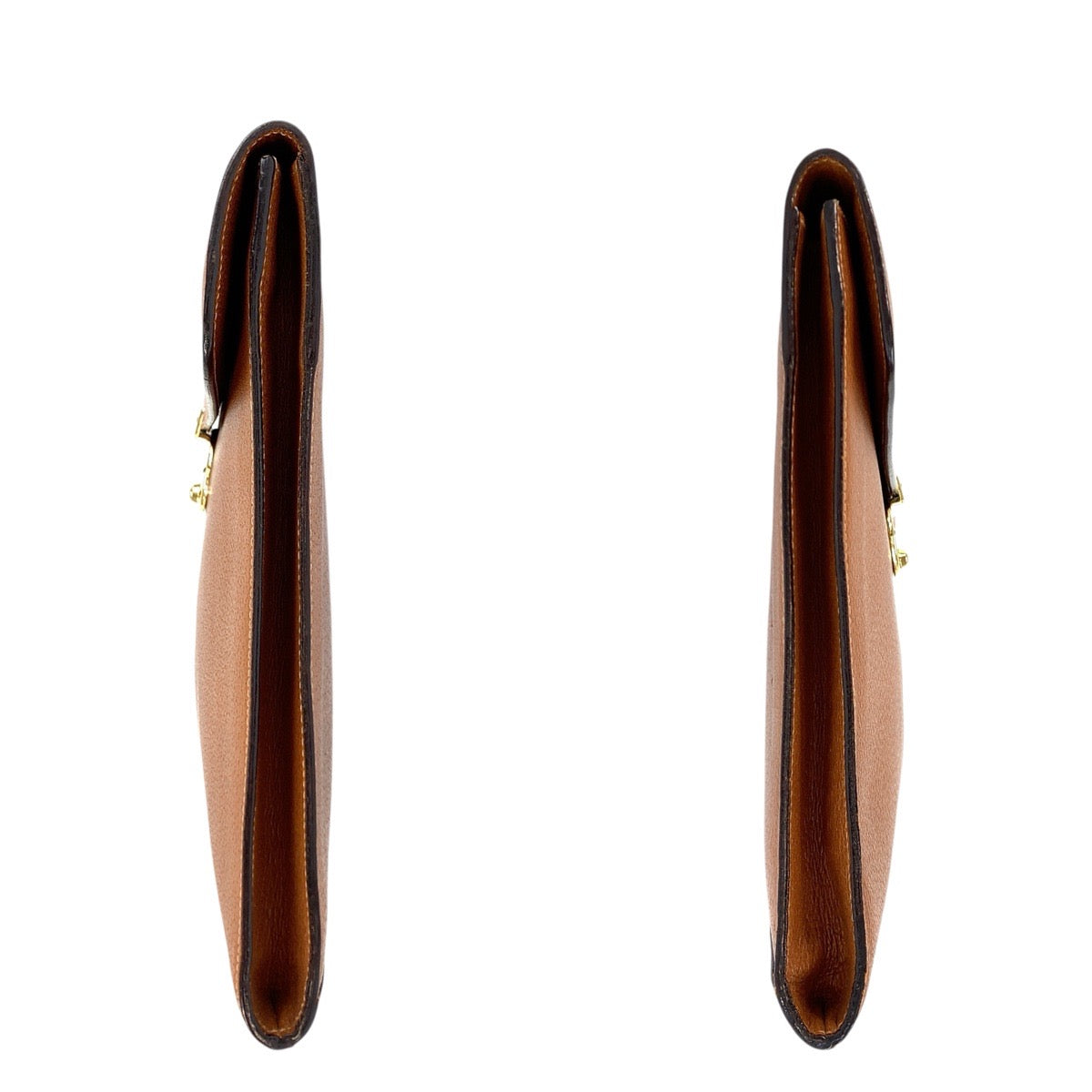24109
GUCCI グッチ ブラウン ゴールド金具 レザー 017 123 3063 クラッチバッグ セカンドバッグ メンズ ABP23