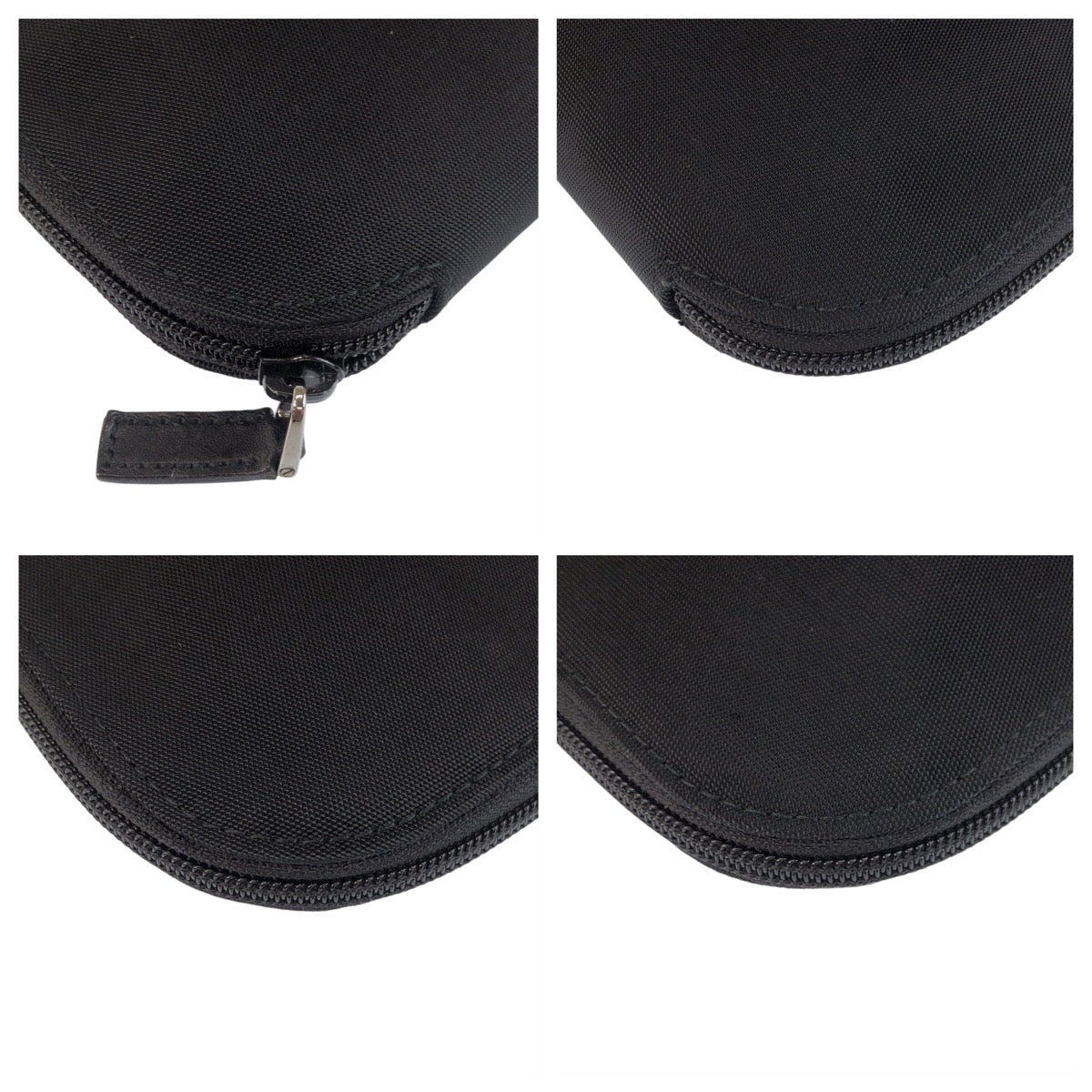 24111
GUCCI グッチ ブラック 黒 シルバー金具 ナイロン 03090 クラッチバッグ セカンドバッグ メンズ ABP21