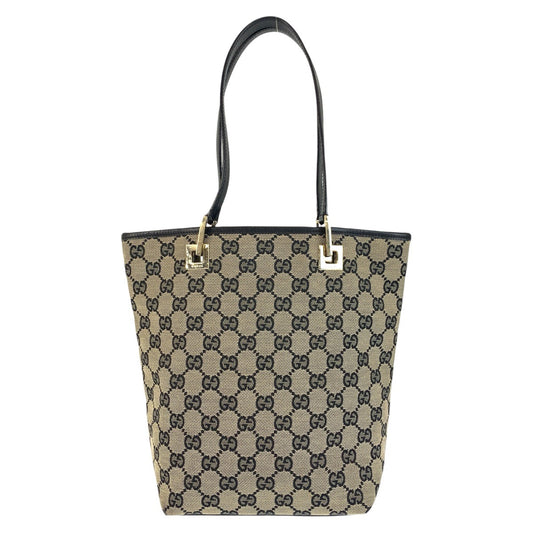 24126
GUCCI グッチ ブラック 黒 ゴールド金具 GGキャンバス / レザー 002 1099 トートバッグ ショルダーバッグ レディース ABP35