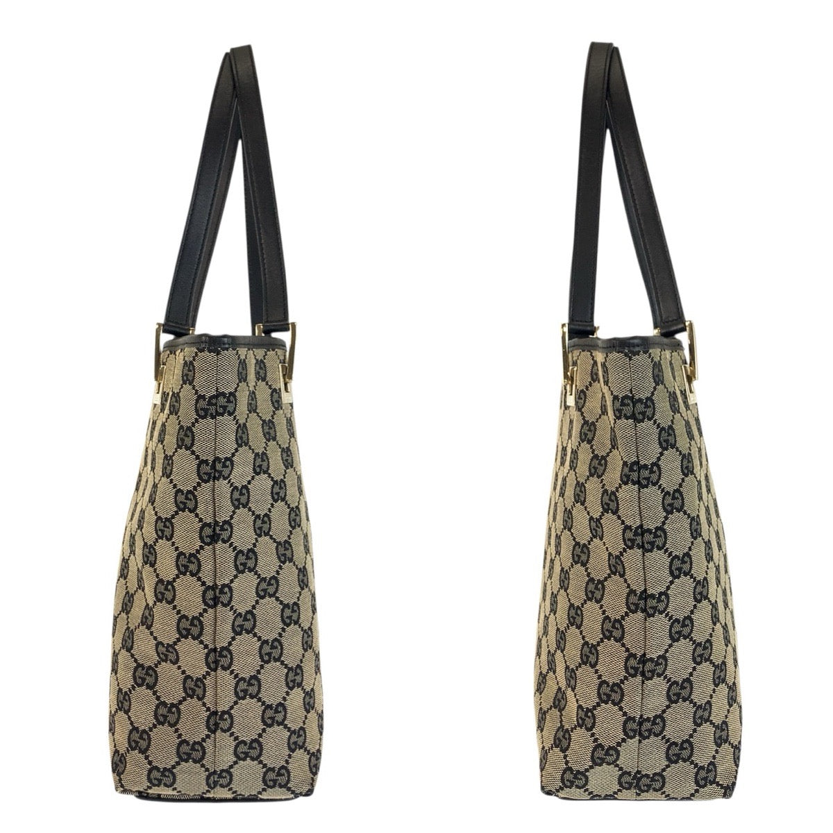 24126
GUCCI グッチ ブラック 黒 ゴールド金具 GGキャンバス / レザー 002 1099 トートバッグ ショルダーバッグ レディース ABP35
