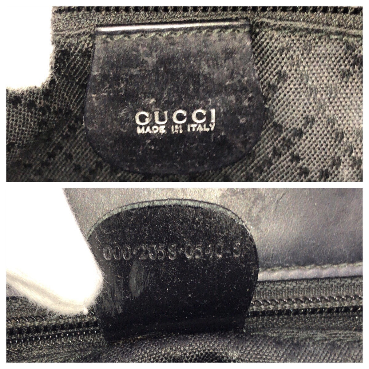 24128
GUCCI グッチ ヴィンテージ バンブー ブラック 黒 シルバー金具 ナイロン トートバッグ ハンドバッグ レディース ABP28