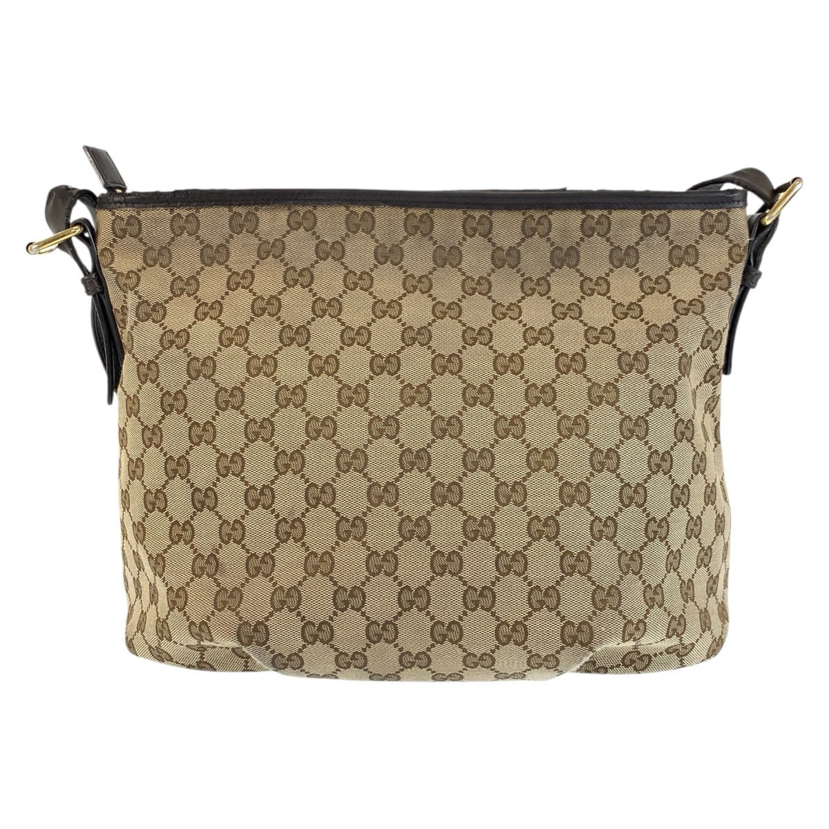 24129
GUCCI グッチ ブラウン ゴールド金具 GGキャンバス / レザー 388930 ショルダーバッグ メッセンジャーバッグ レディース AB35