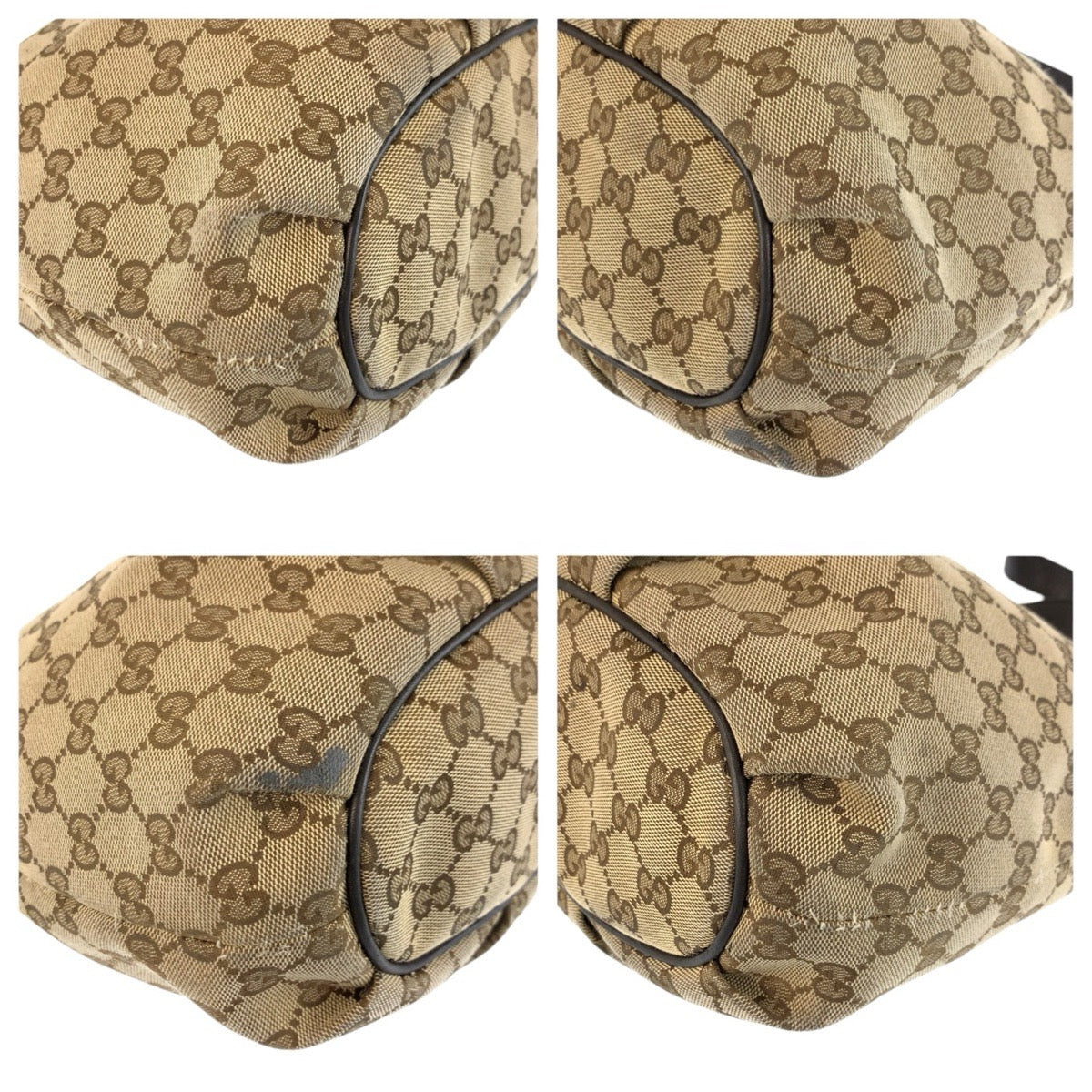 24129
GUCCI グッチ ブラウン ゴールド金具 GGキャンバス / レザー 388930 ショルダーバッグ メッセンジャーバッグ レディース AB35