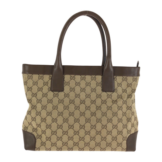 24133
GUCCI グッチ ブラウン ベージュ GGキャンバス / レザー 002 1119 ハンドバッグ トートバッグ レディース AB35