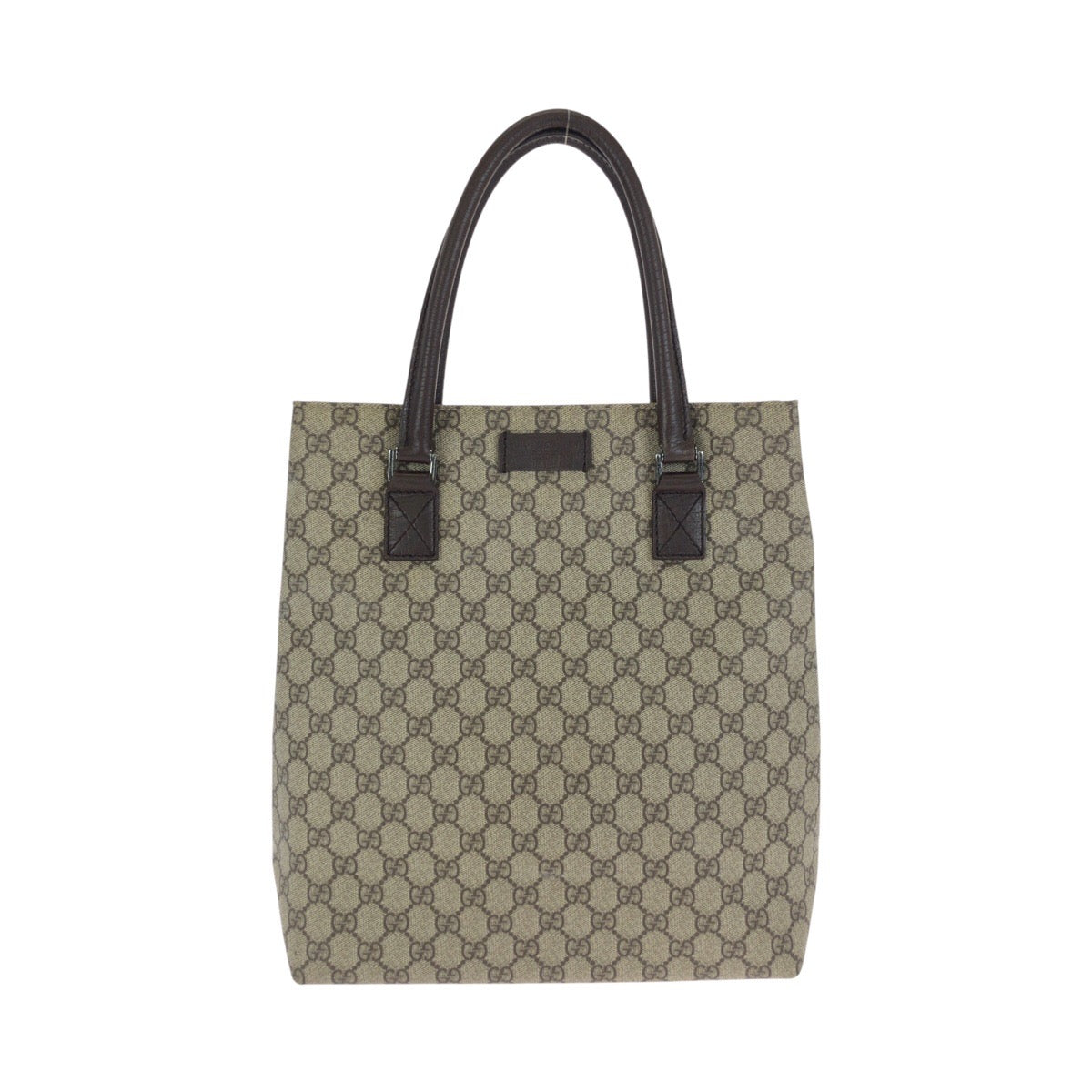 24134
GUCCI グッチ ブラウン ダークブラウン シルバー金具 GGスプリームキャンバス / レザー 131220 トートバッグ ショルダーバッグ レディース AB35