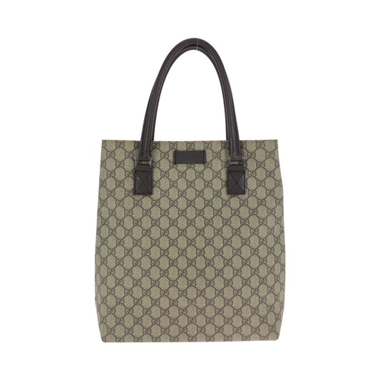 24134
GUCCI グッチ ブラウン ダークブラウン シルバー金具 GGスプリームキャンバス / レザー 131220 トートバッグ ショルダーバッグ レディース AB35