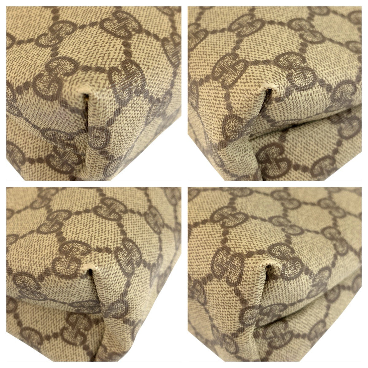 24139
GUCCI グッチ ヴィンテージ ベージュ ブラウン ゴールド金具 GGスプリームキャンバス / レザー 014 115 6088 クラッチバッグ セカンドバッグ レディース ABP16