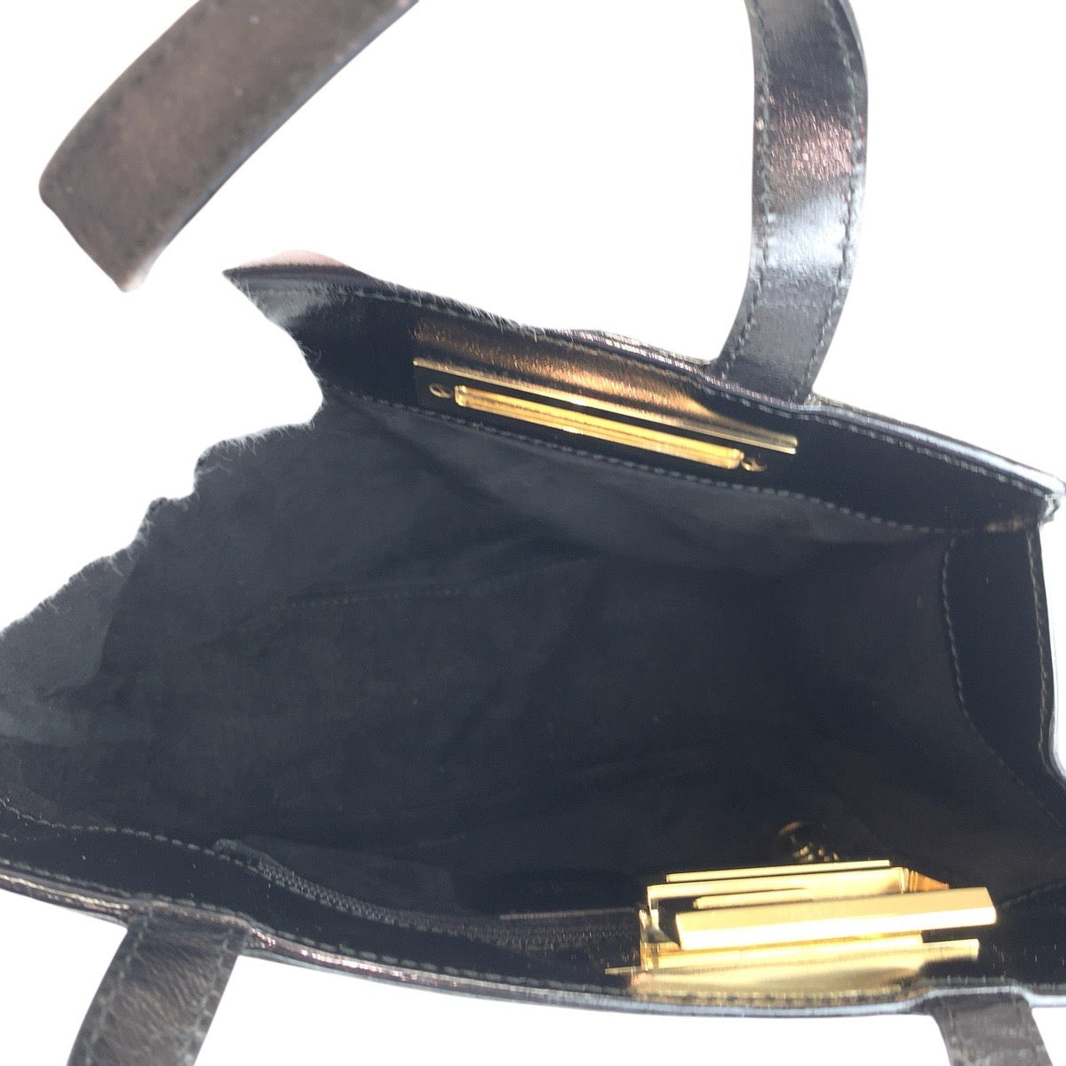 24140
GUCCI グッチ ブラック 黒 ゴールド金具 スウェード 007 1364 0285 ハンドバッグ トートバッグ レディース ABP28