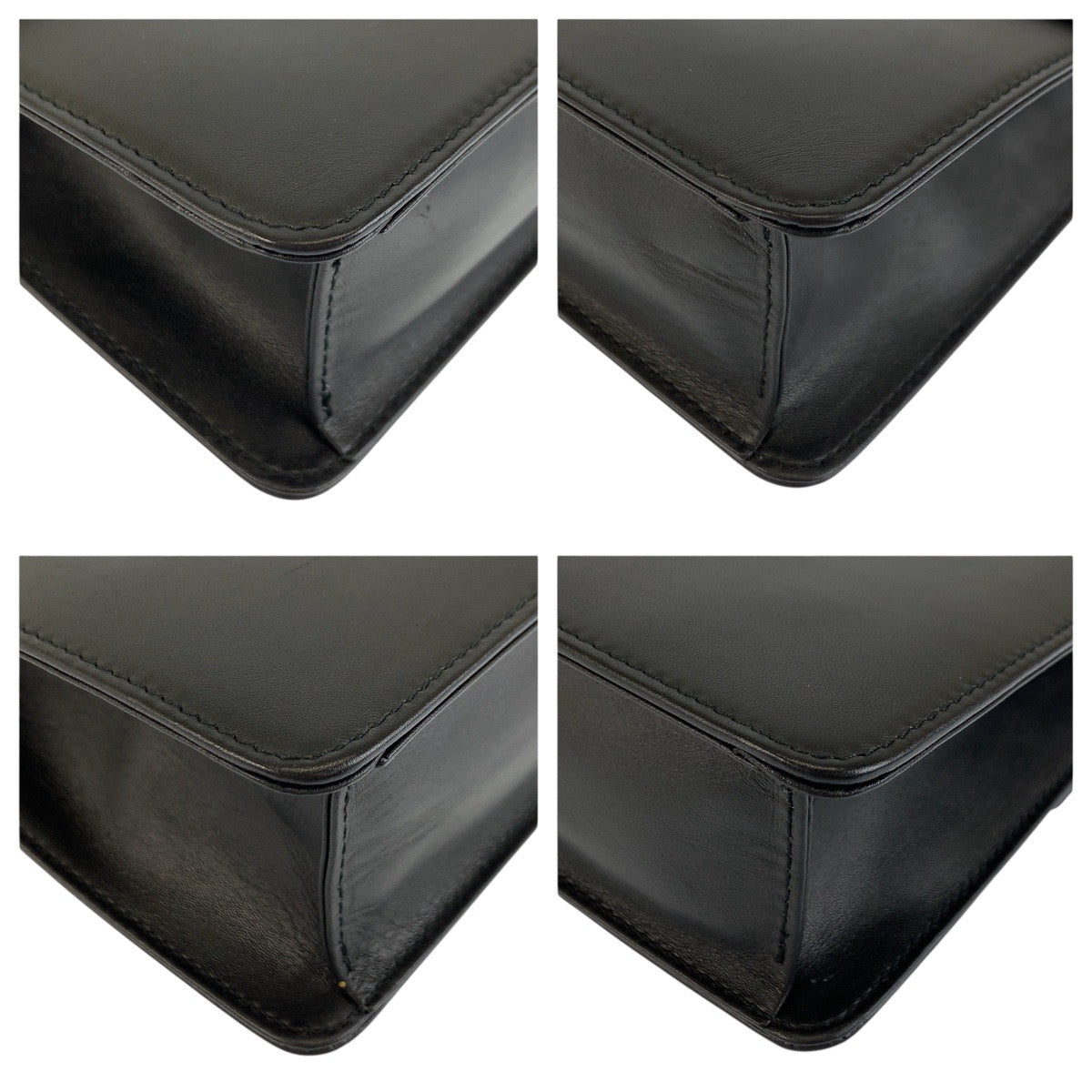 24144
Dunhill ダンヒル ブラック 黒 ゴールド金具 レザー クラッチバッグ セカンドバッグ メンズ ABP16