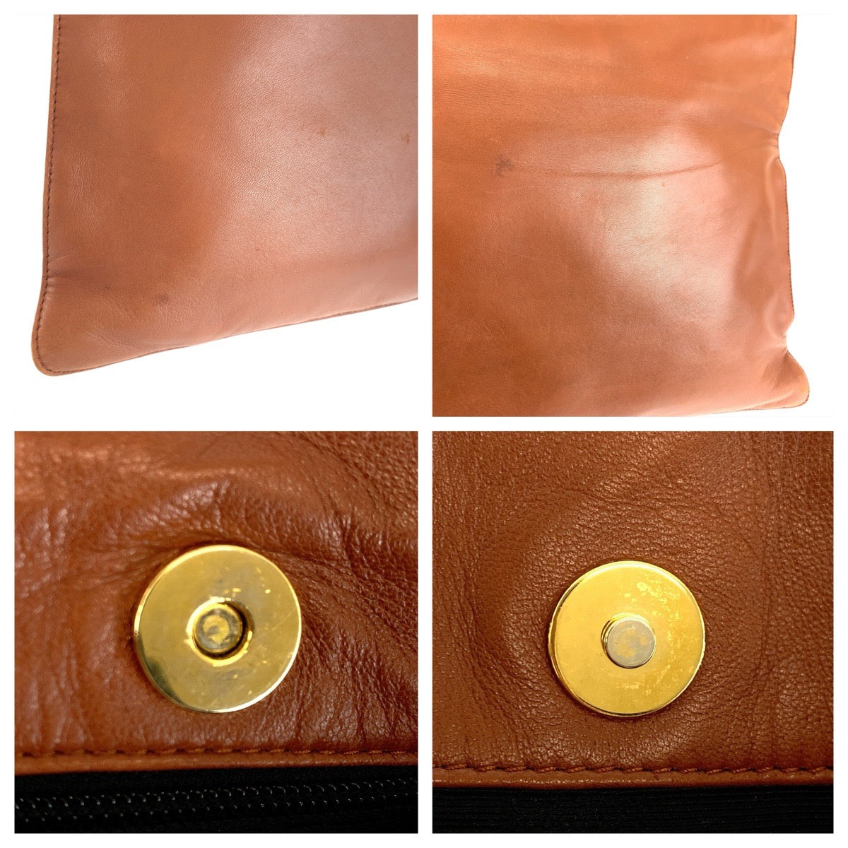 24145
LOEWE Loewe Anagram Brown Camel Gold Hardware Leather Tote Bag Handbag Ladies ABP35