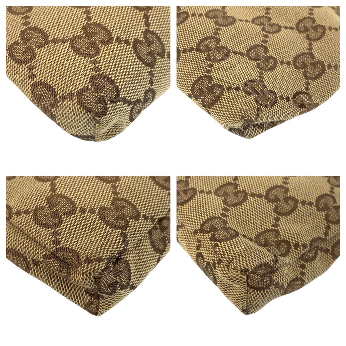 24146
GUCCI グッチ ブラウン ベージュ GGキャンバス / レザー 28566 ボディバッグ ウエストポーチ 男女兼用 メンズ AB42