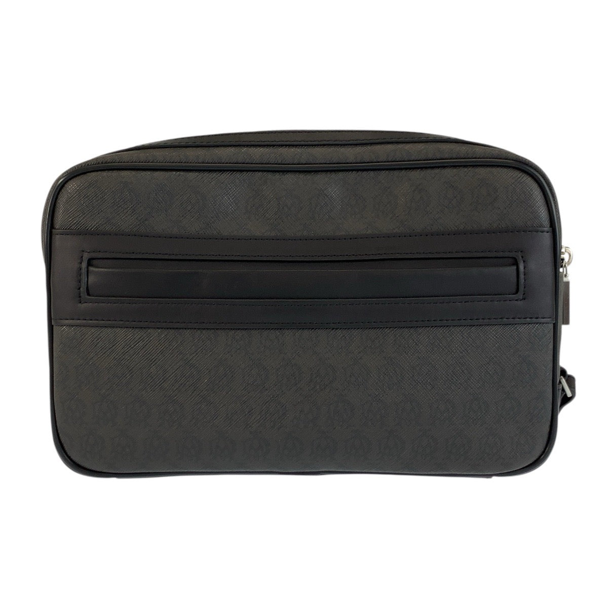 24147
Dunhill Windsor Black Black Silver Hardware PVC Clutch Bag Second Bag Men's A21