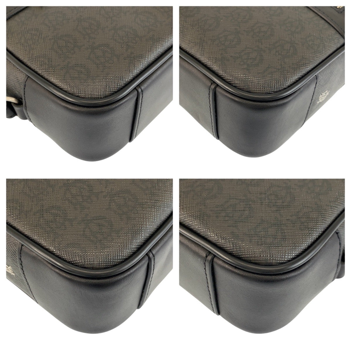 24147
Dunhill Windsor Black Black Silver Hardware PVC Clutch Bag Second Bag Men's A21